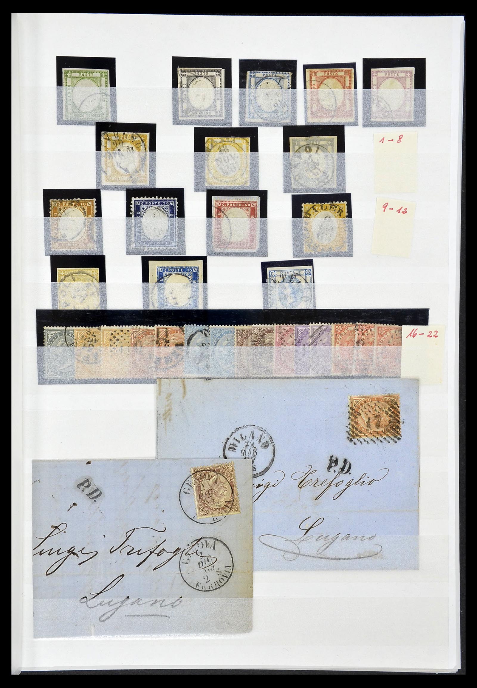 34206 001 - Stamp collection 34206 Italy and territories 1861-2000.