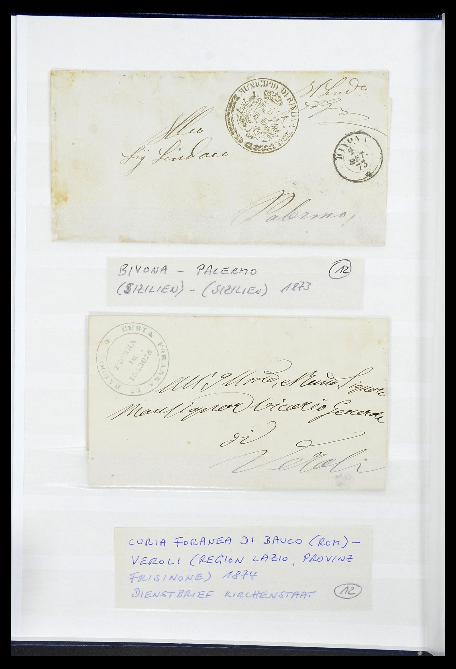 34206 008 - Postzegelverzameling 34206 Italië en gebieden 1861-2000.