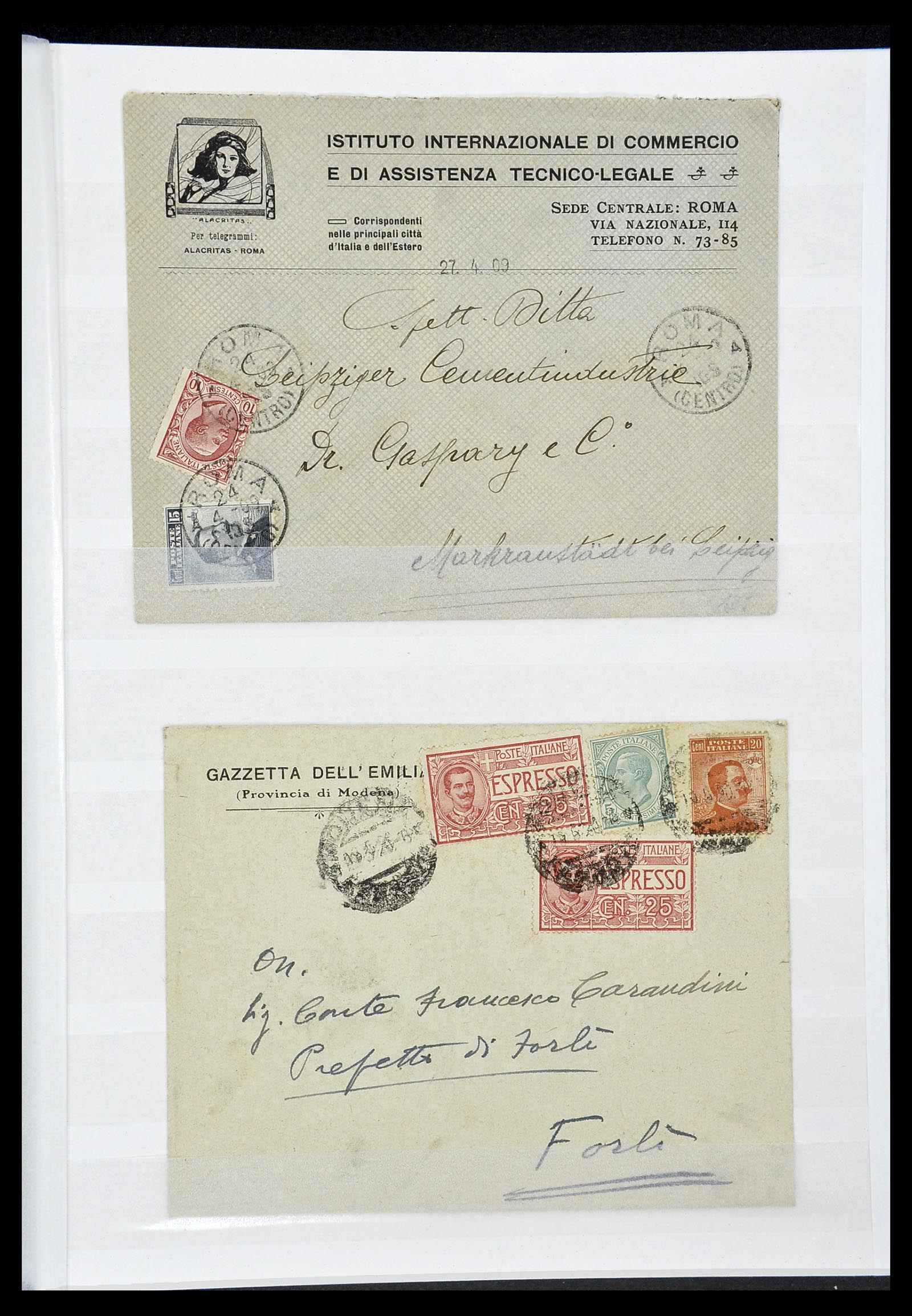 34206 011 - Postzegelverzameling 34206 Italië en gebieden 1861-2000.