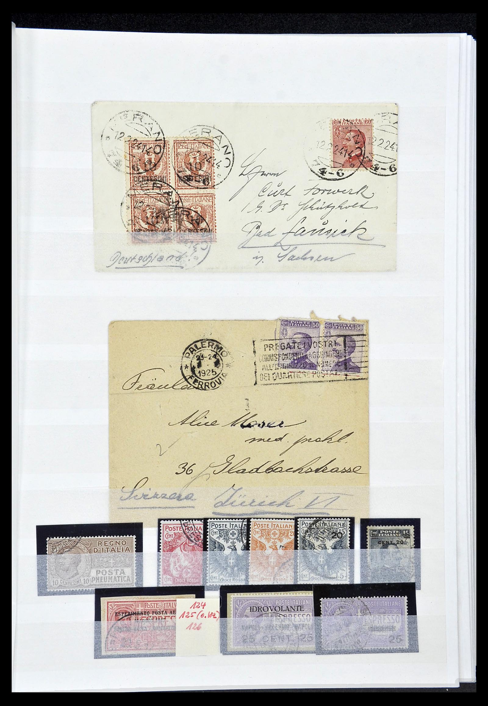 34206 015 - Postzegelverzameling 34206 Italië en gebieden 1861-2000.
