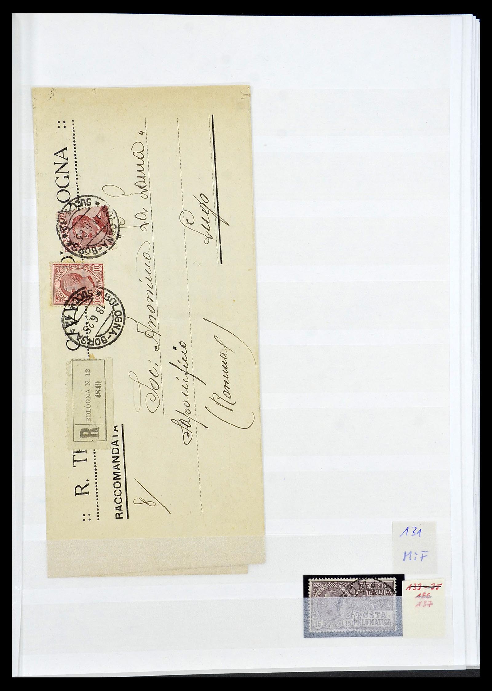 34206 017 - Postzegelverzameling 34206 Italië en gebieden 1861-2000.