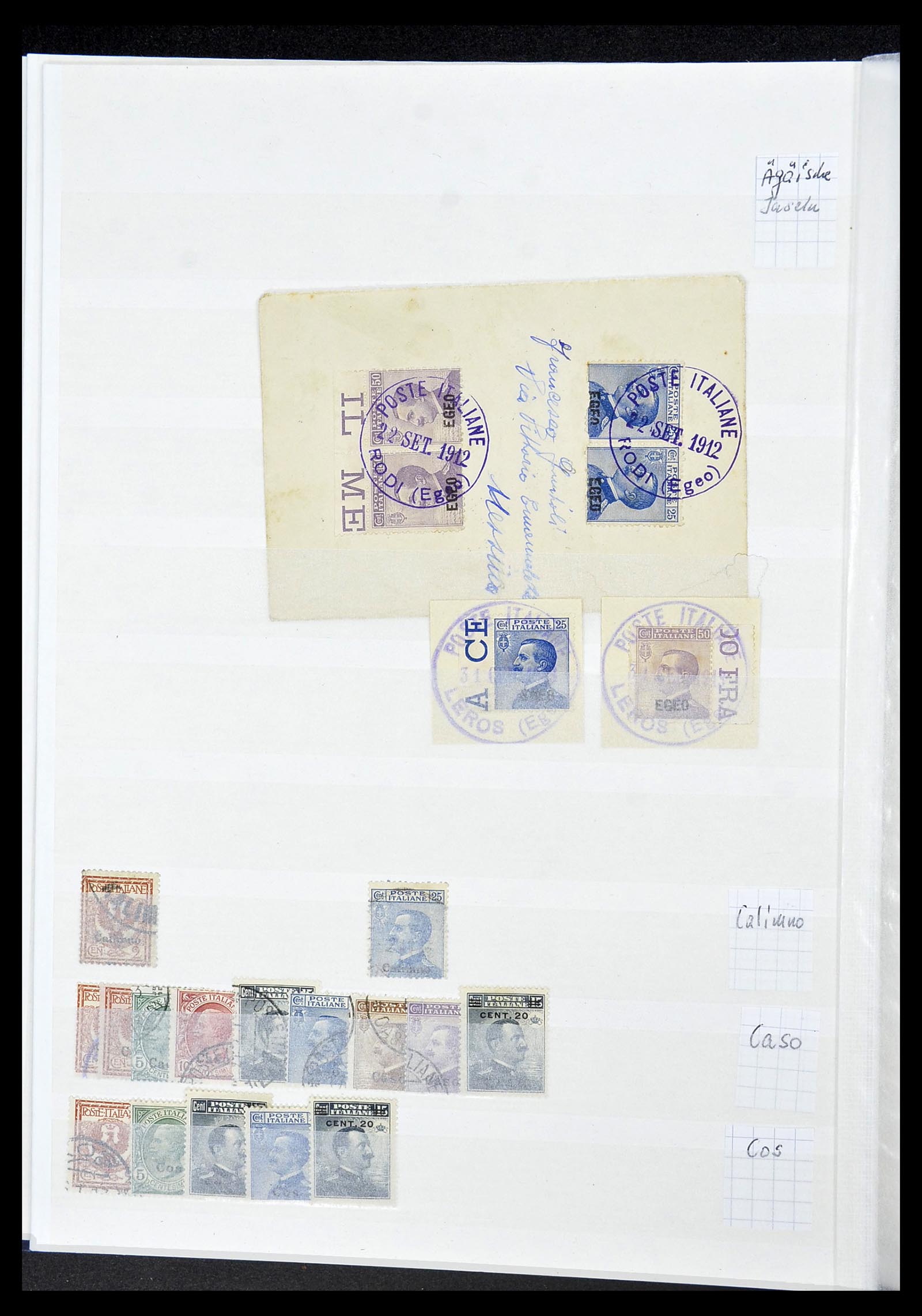 34206 020 - Postzegelverzameling 34206 Italië en gebieden 1861-2000.