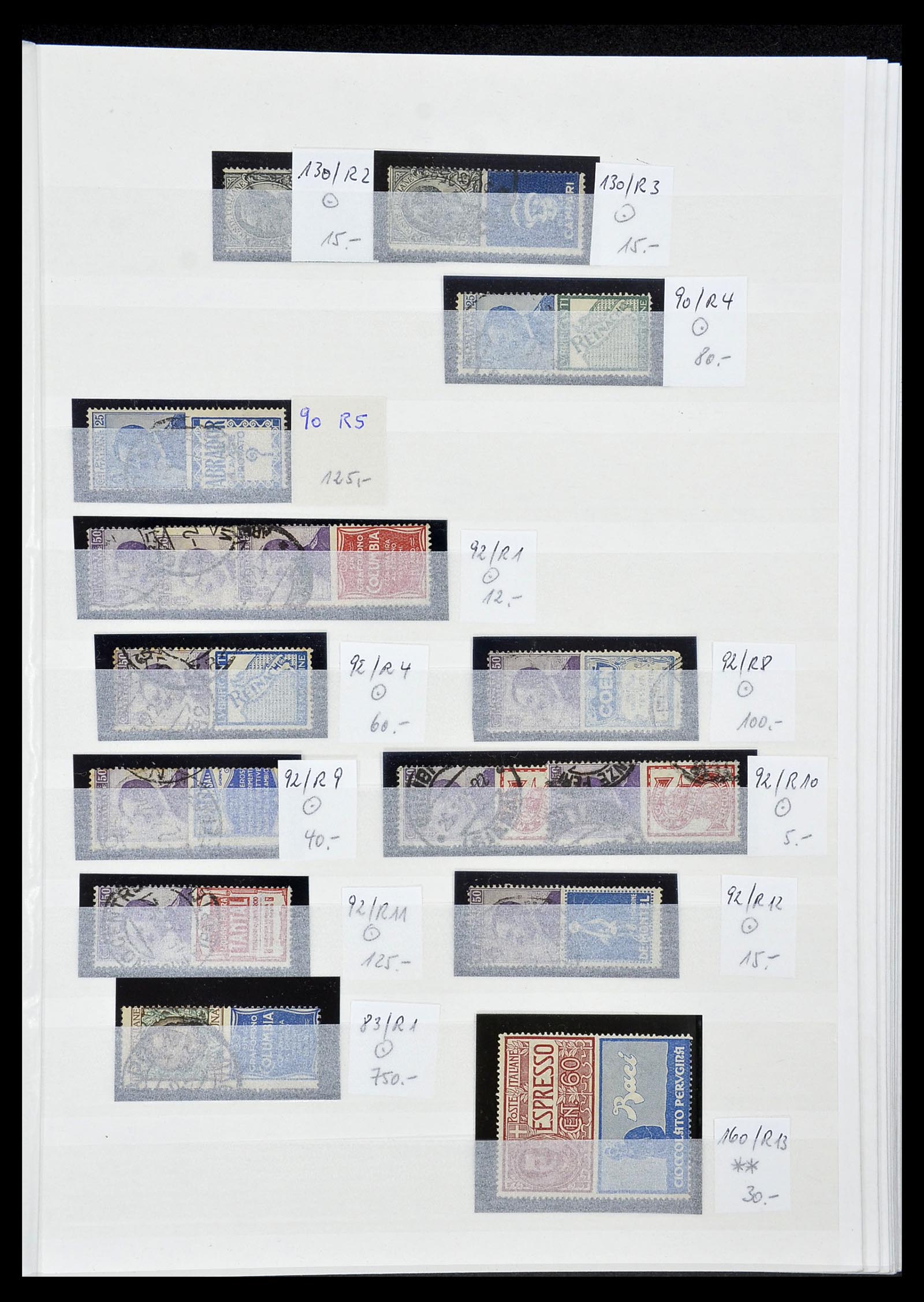 34206 025 - Postzegelverzameling 34206 Italië en gebieden 1861-2000.