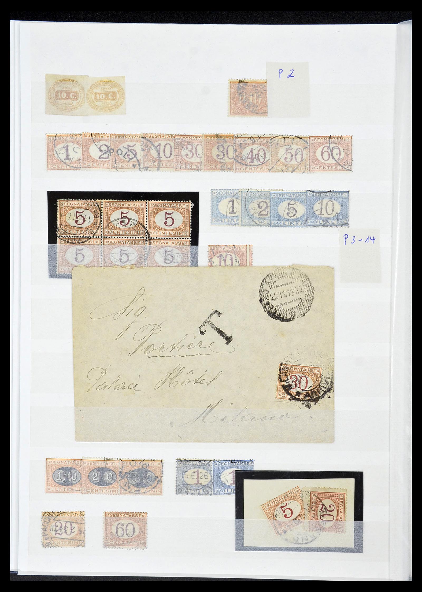 34206 030 - Postzegelverzameling 34206 Italië en gebieden 1861-2000.