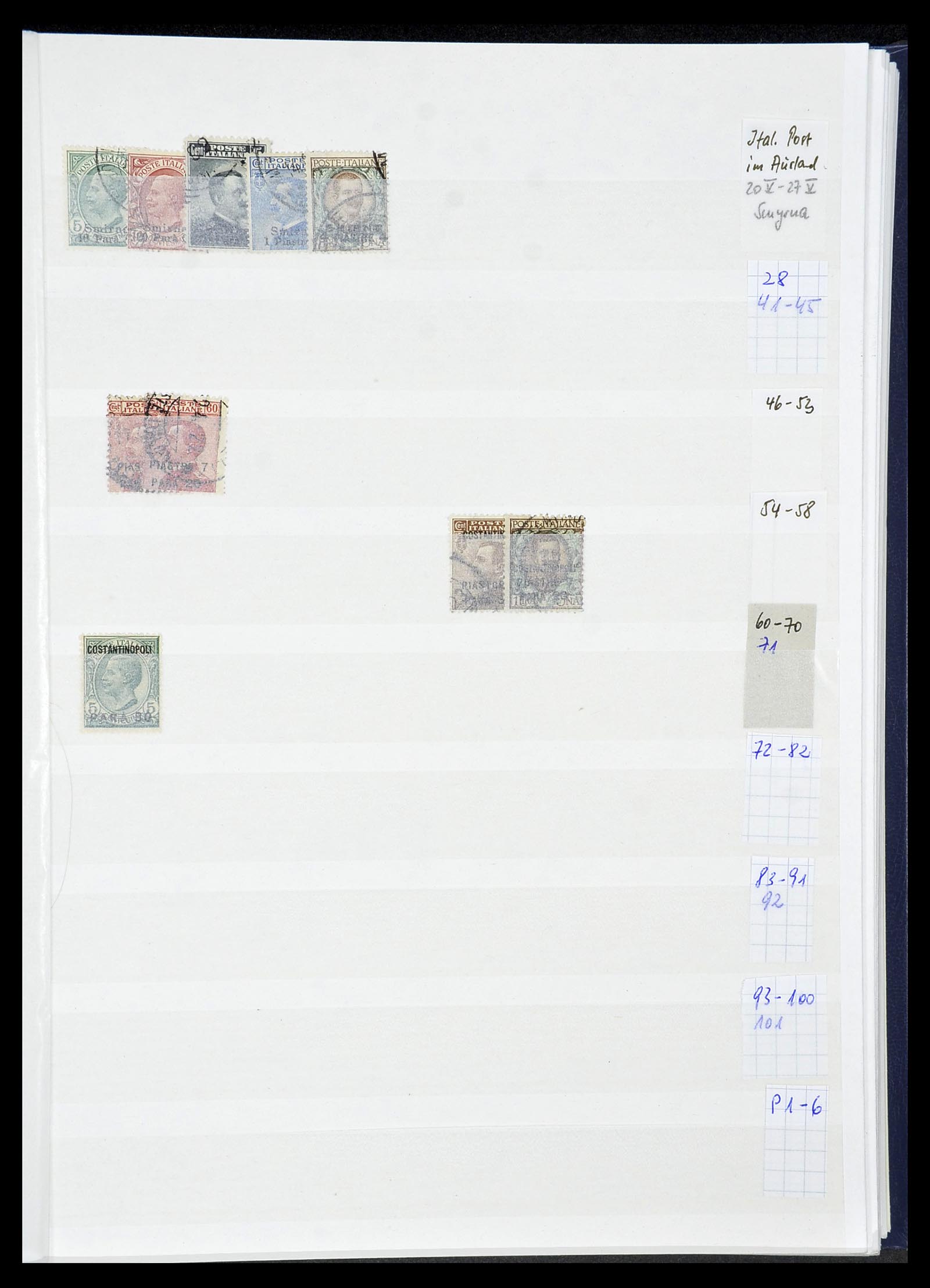 34206 035 - Postzegelverzameling 34206 Italië en gebieden 1861-2000.