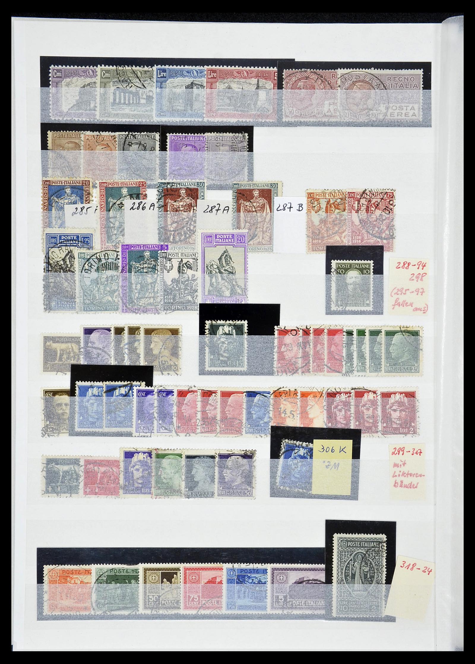 34206 038 - Postzegelverzameling 34206 Italië en gebieden 1861-2000.