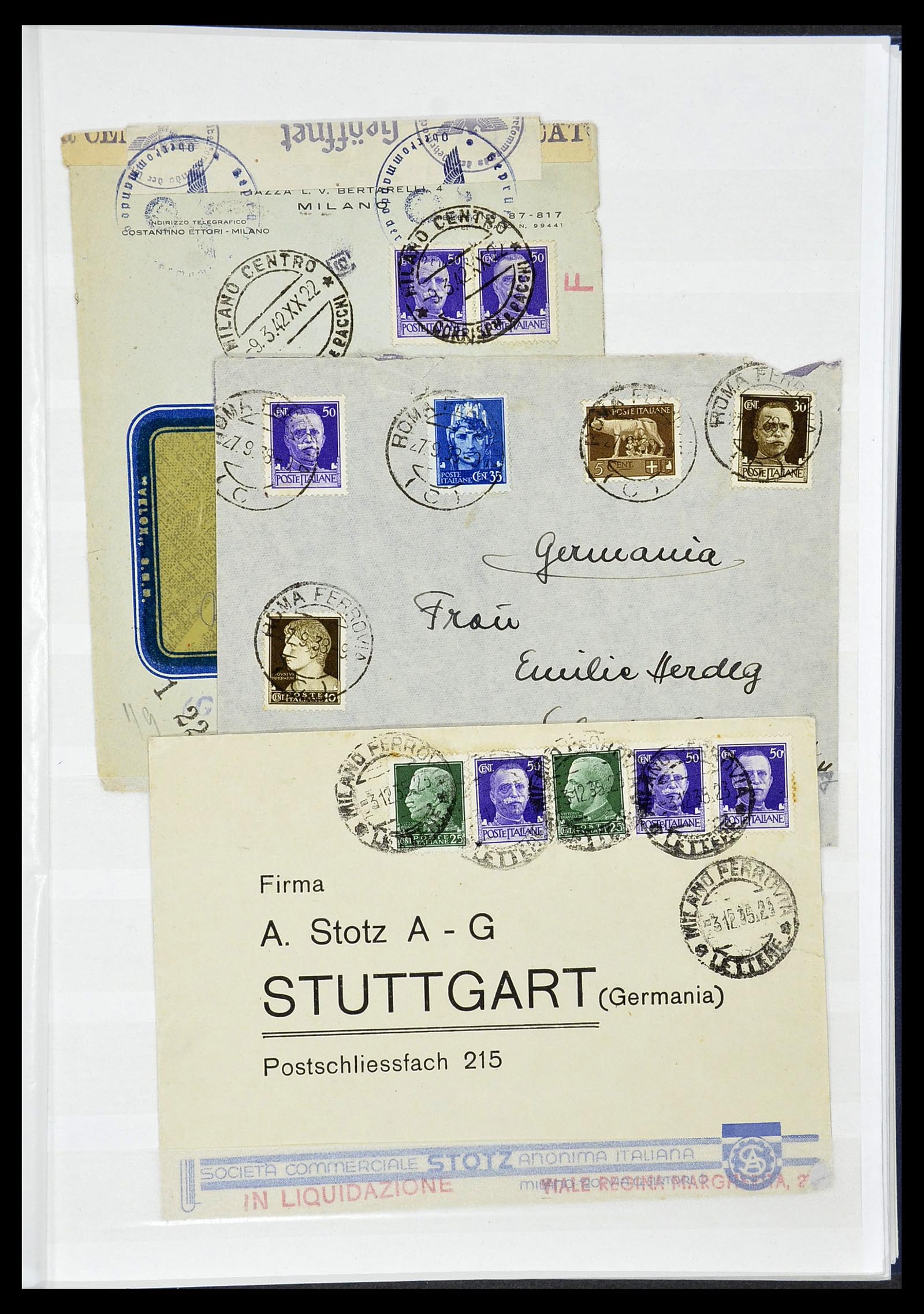 34206 039 - Postzegelverzameling 34206 Italië en gebieden 1861-2000.