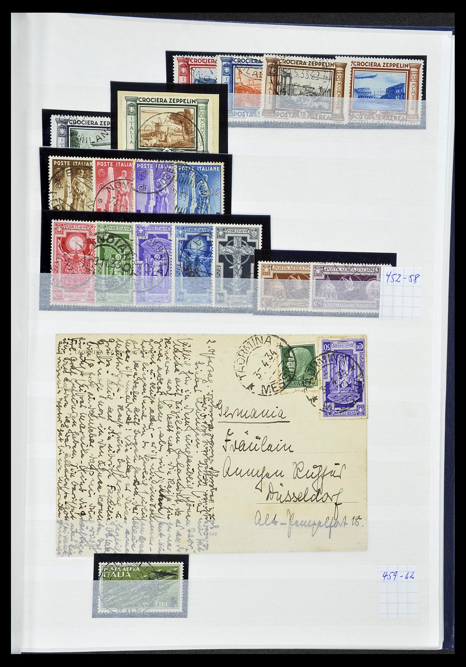 34206 045 - Postzegelverzameling 34206 Italië en gebieden 1861-2000.