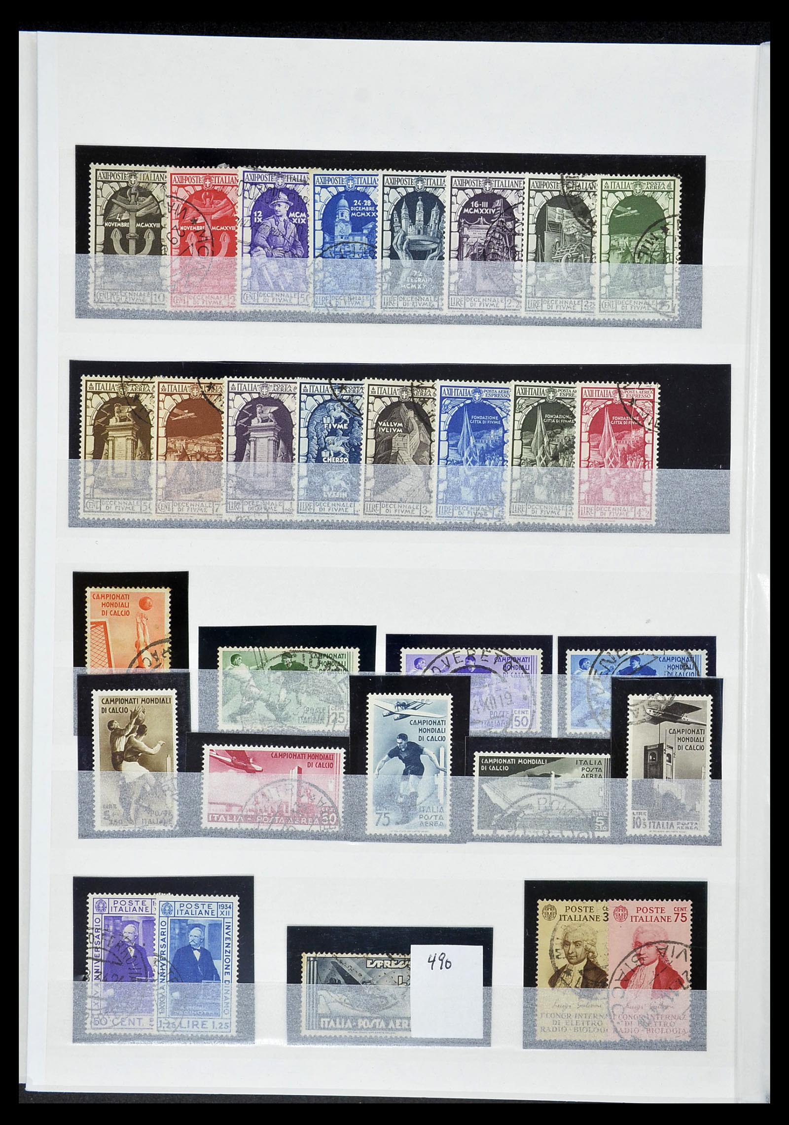 34206 046 - Postzegelverzameling 34206 Italië en gebieden 1861-2000.