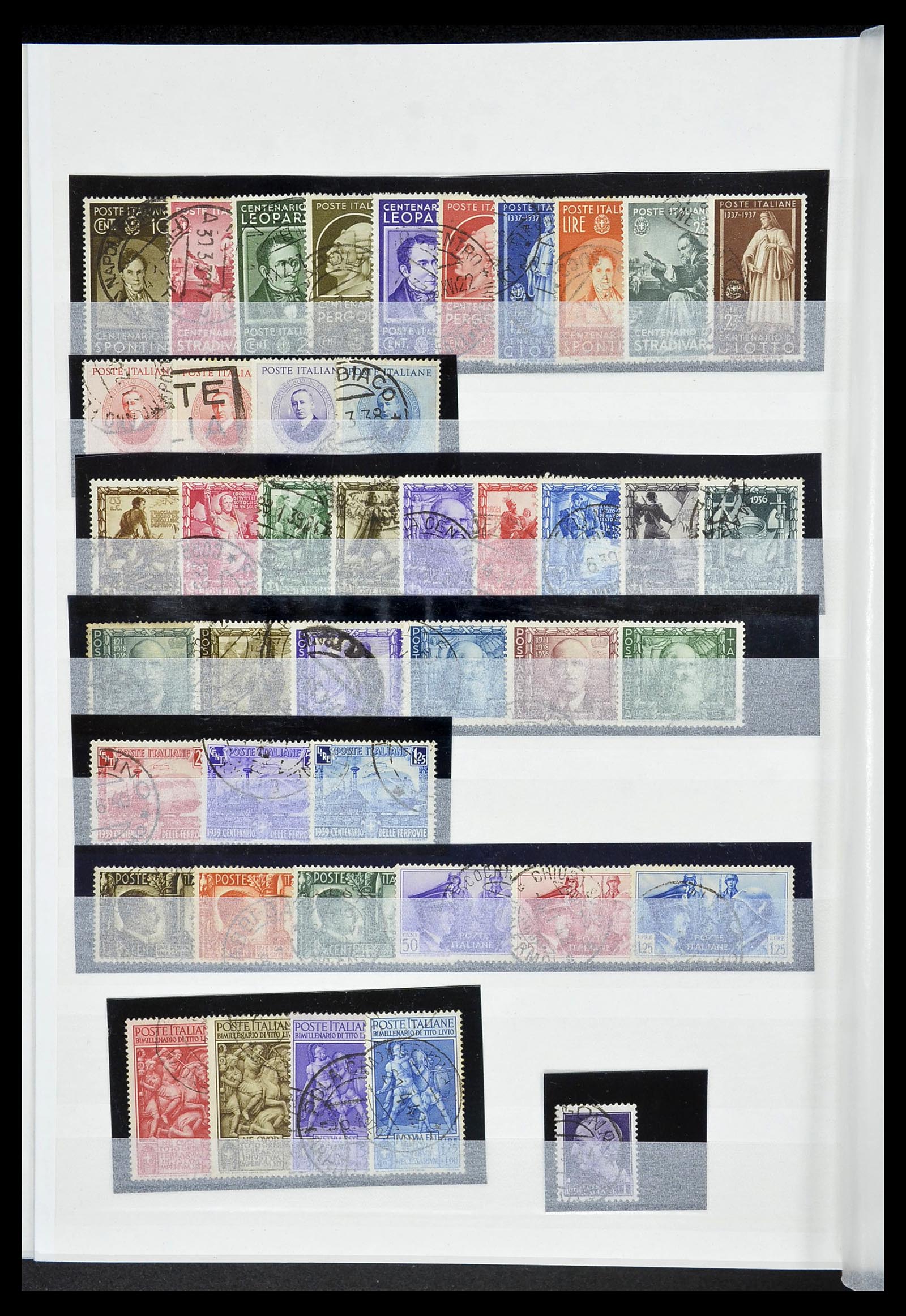 34206 050 - Postzegelverzameling 34206 Italië en gebieden 1861-2000.