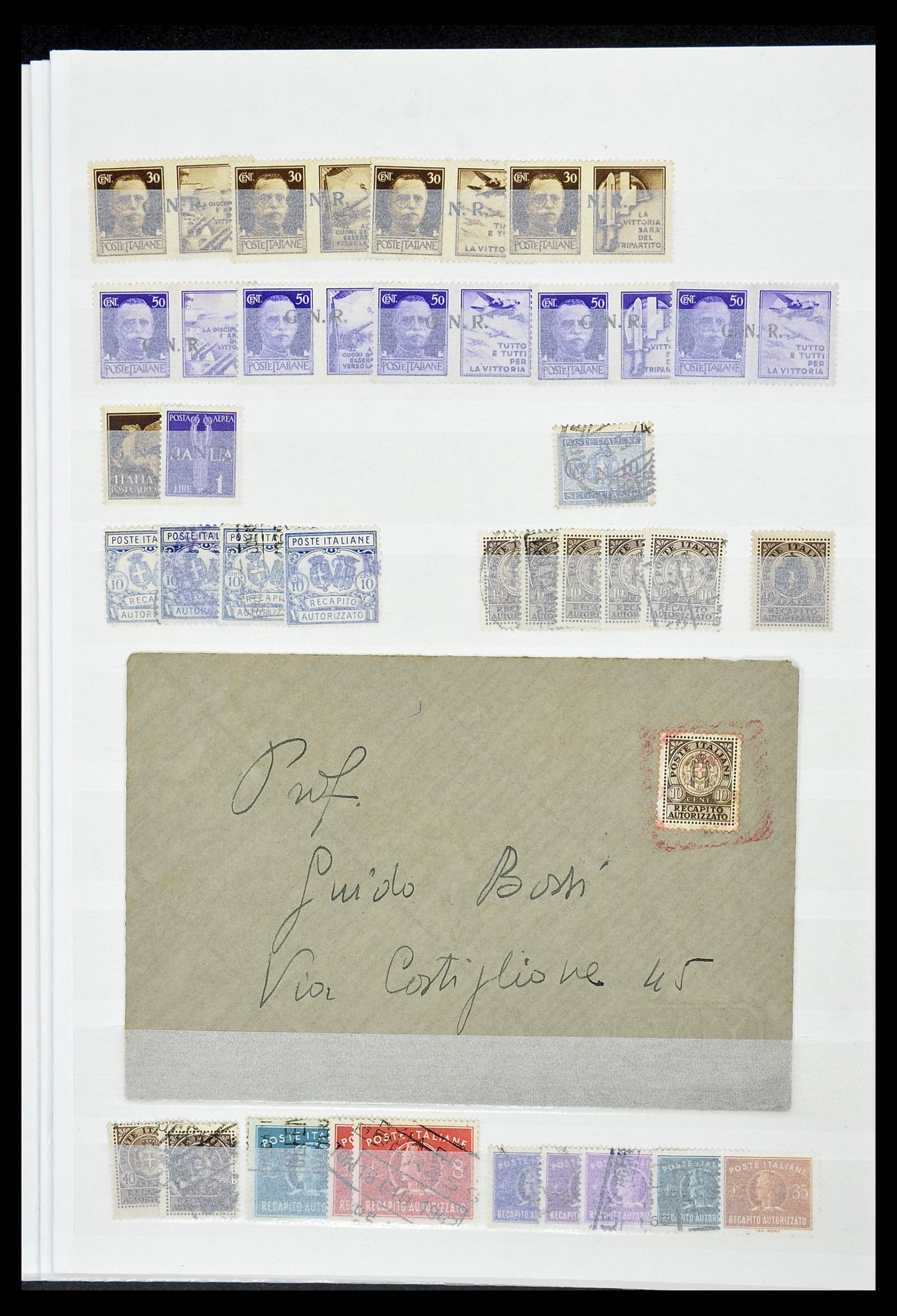 34206 060 - Postzegelverzameling 34206 Italië en gebieden 1861-2000.