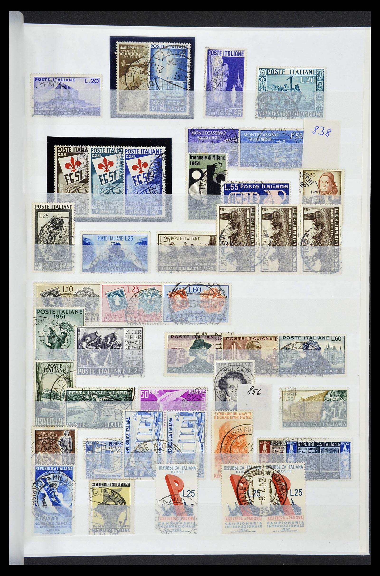 34206 061 - Postzegelverzameling 34206 Italië en gebieden 1861-2000.