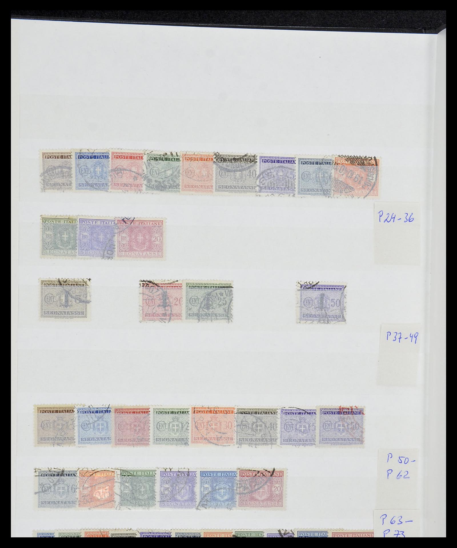 34206 068 - Postzegelverzameling 34206 Italië en gebieden 1861-2000.