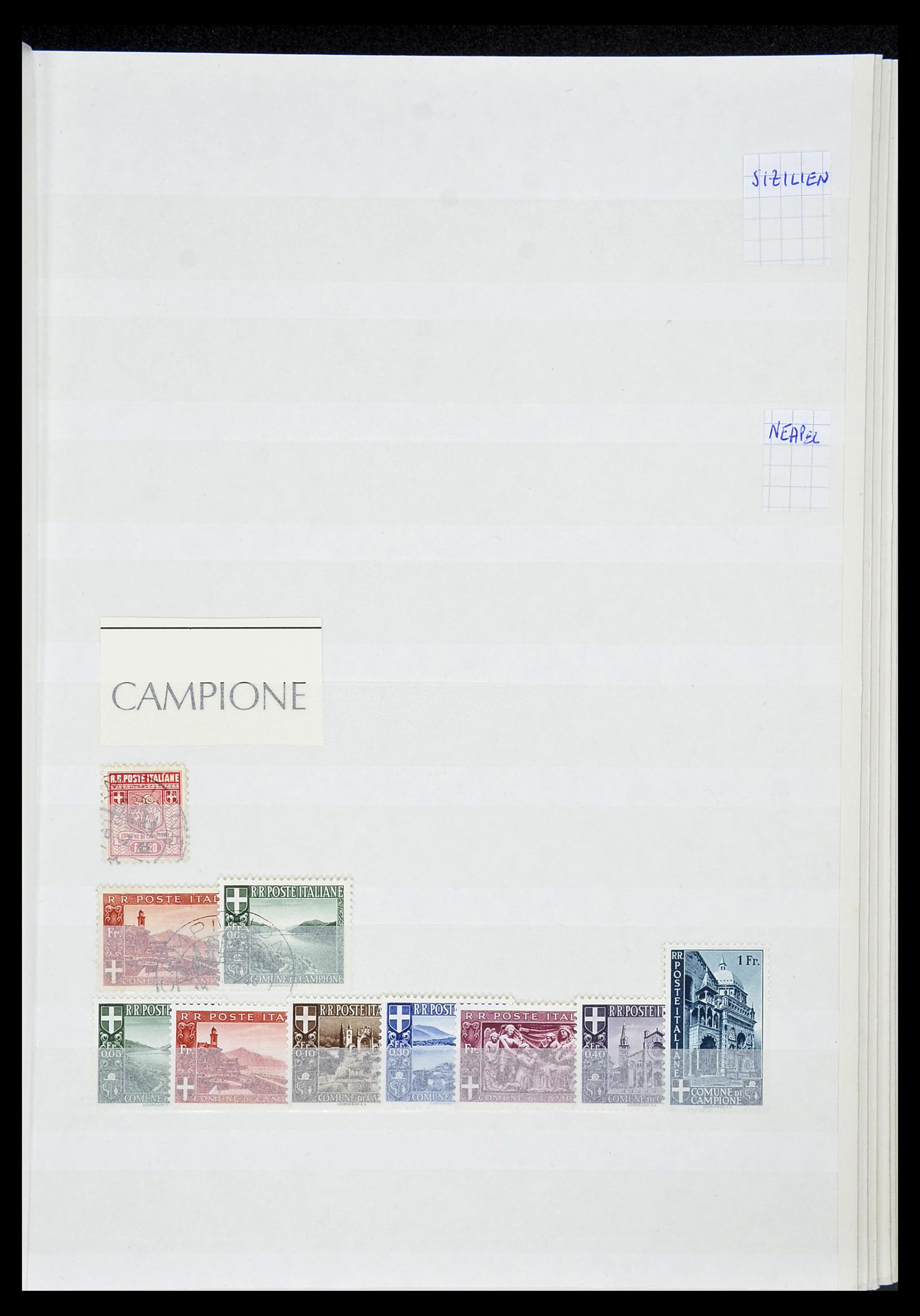 34206 073 - Stamp collection 34206 Italy and territories 1861-2000.