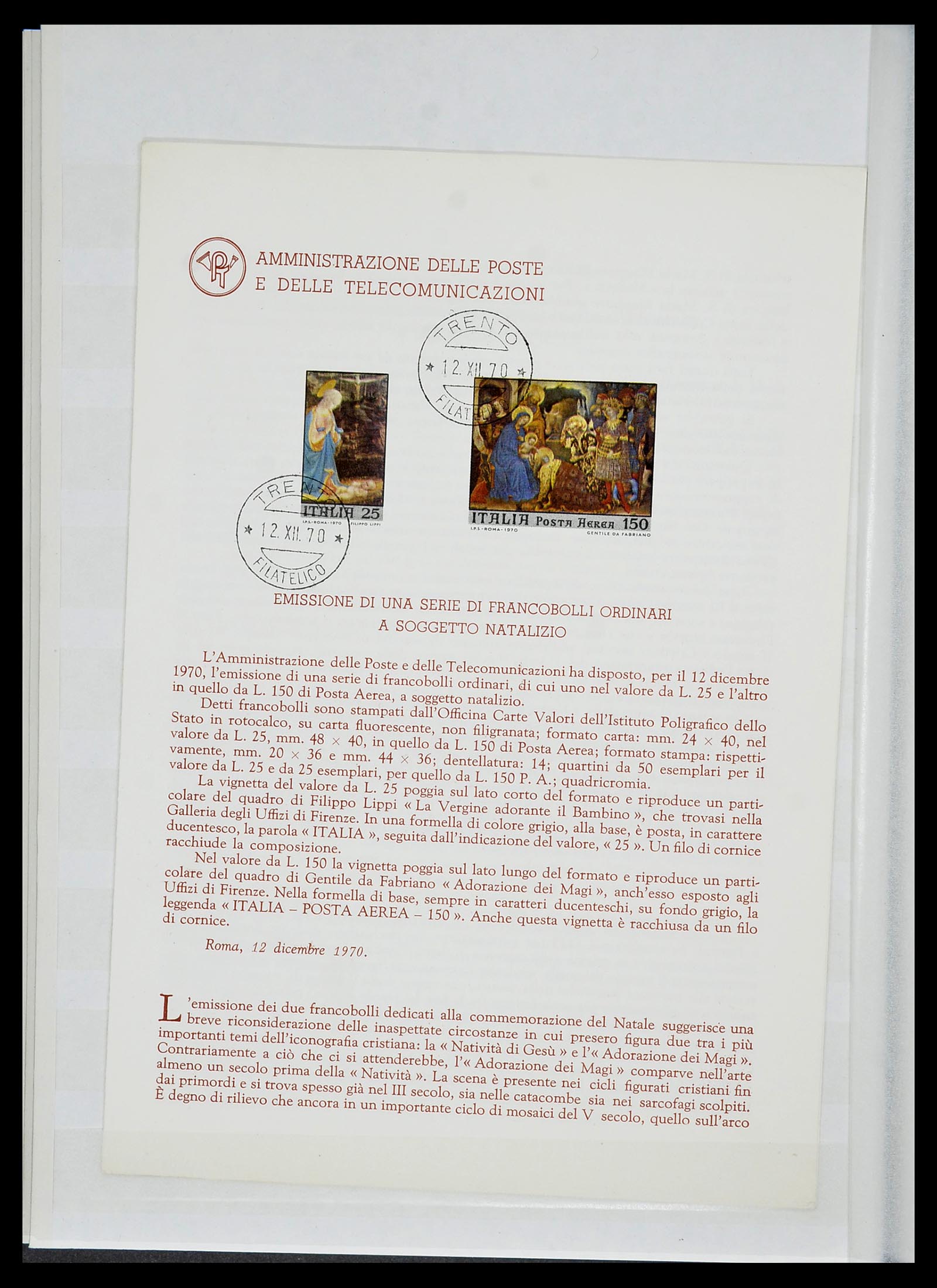 34206 084 - Postzegelverzameling 34206 Italië en gebieden 1861-2000.