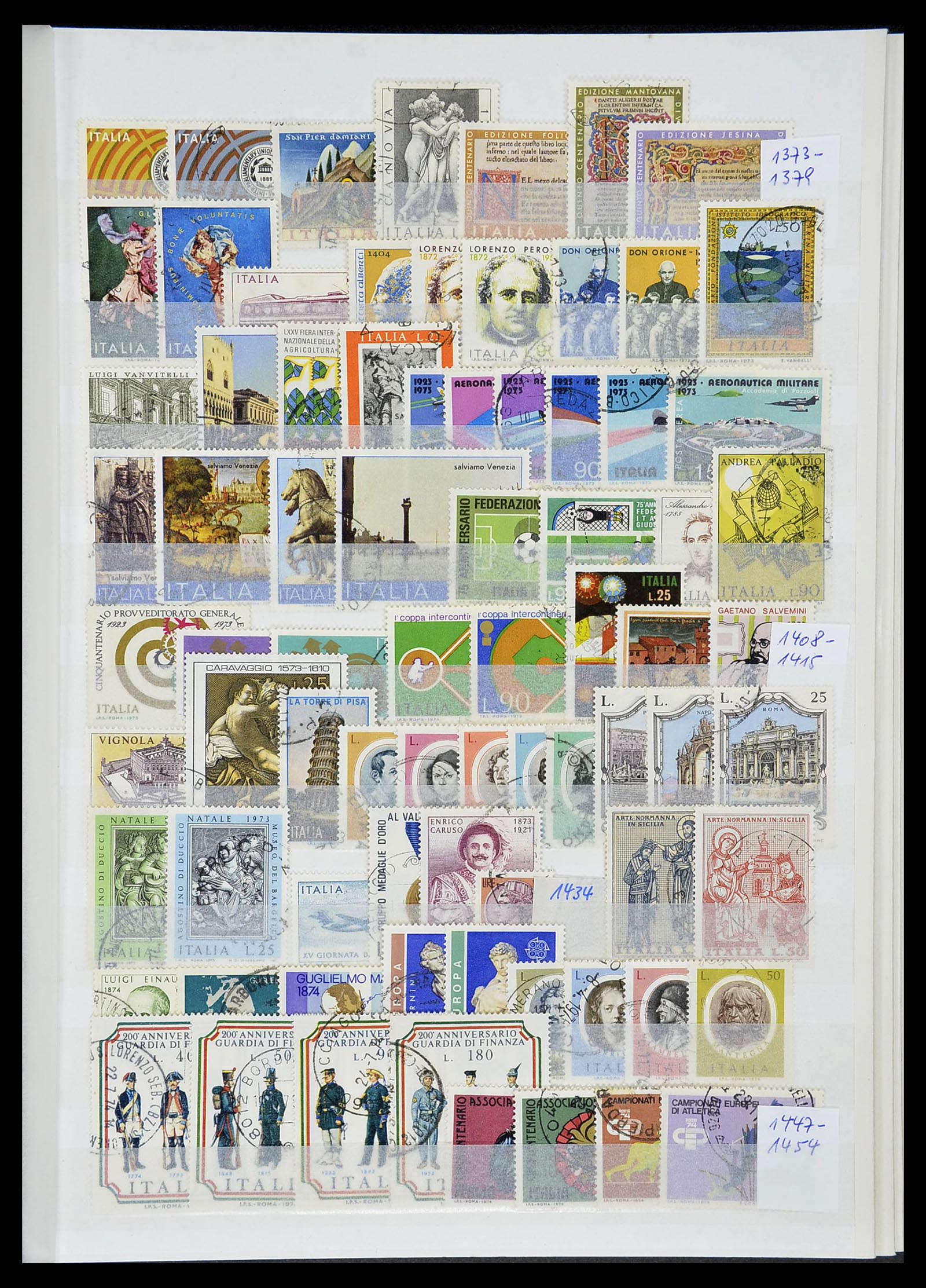 34206 085 - Postzegelverzameling 34206 Italië en gebieden 1861-2000.