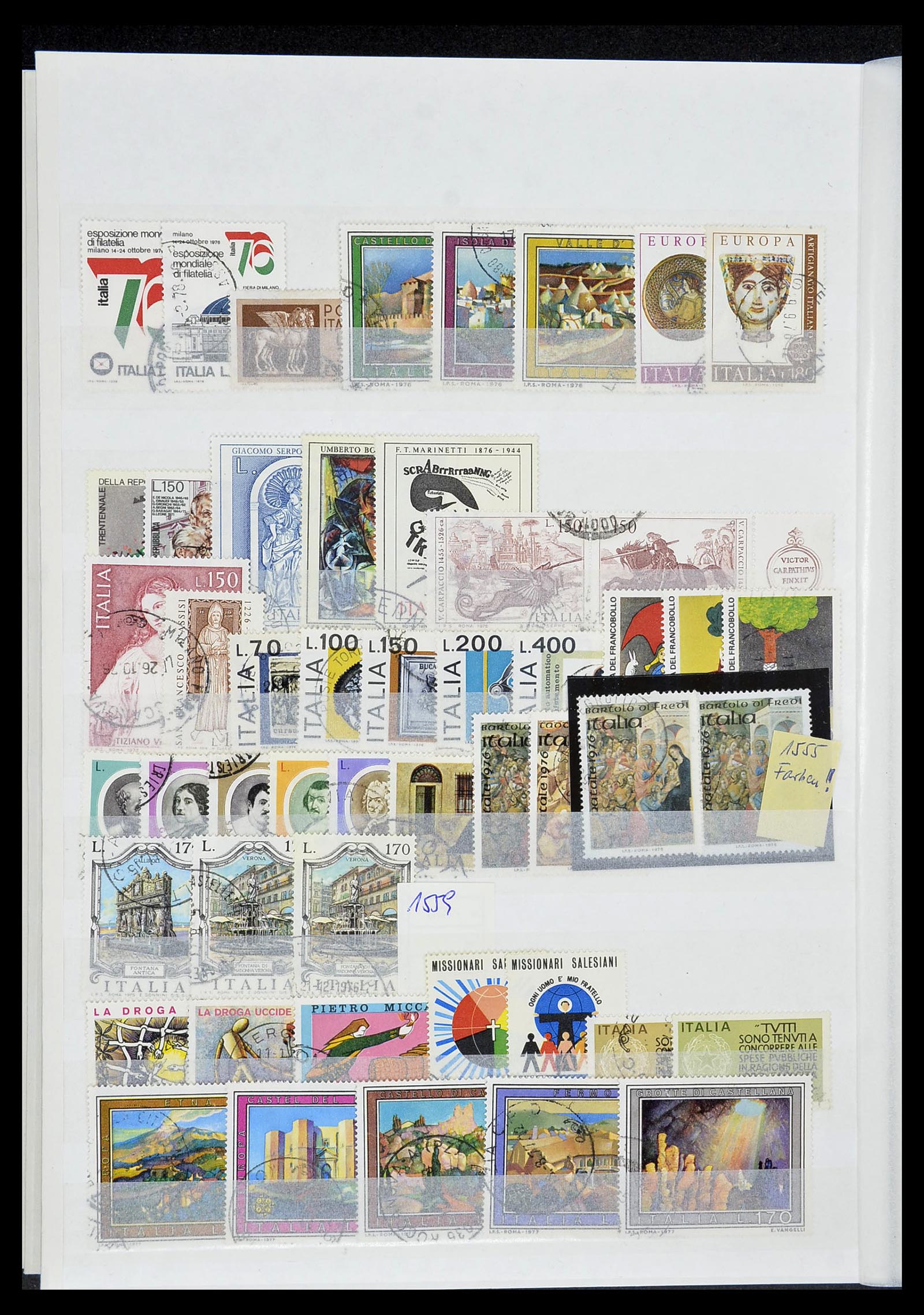 34206 088 - Postzegelverzameling 34206 Italië en gebieden 1861-2000.