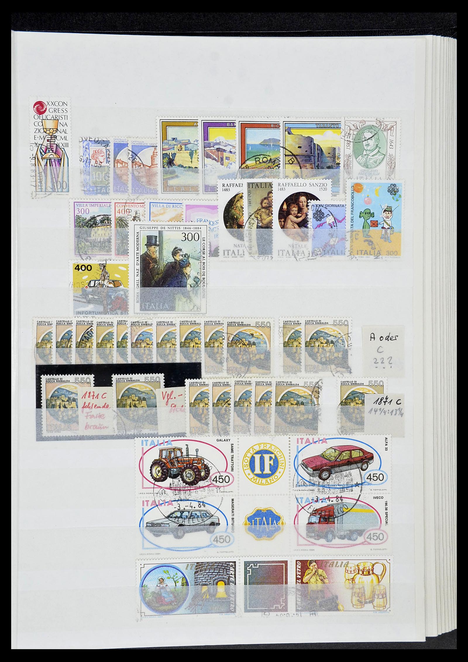 34206 099 - Postzegelverzameling 34206 Italië en gebieden 1861-2000.