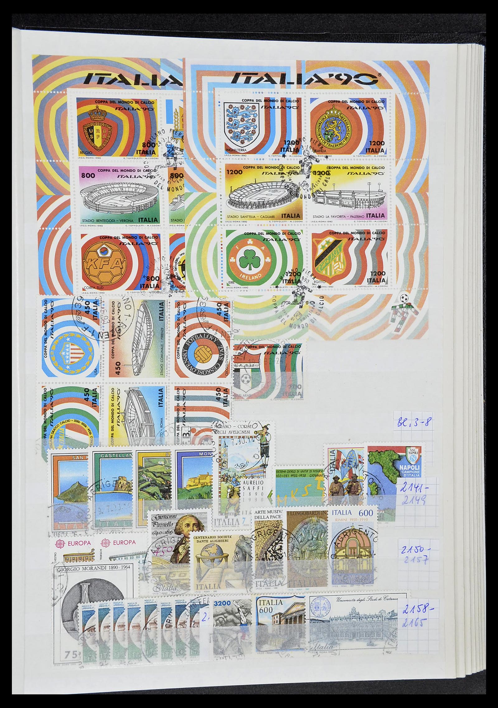 34206 107 - Postzegelverzameling 34206 Italië en gebieden 1861-2000.