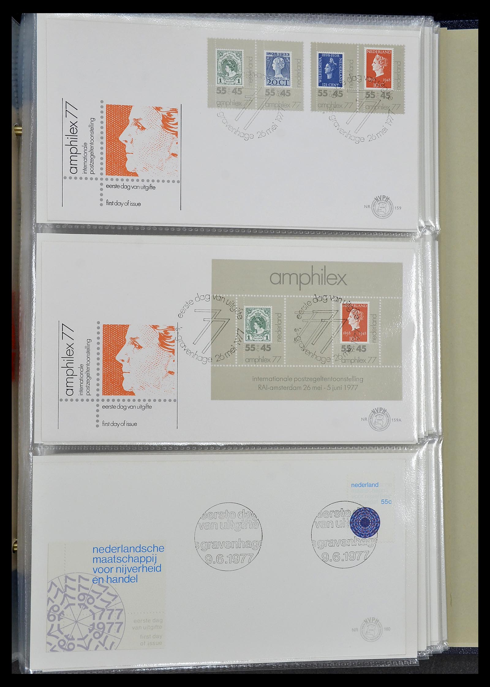 34207 021 - Postzegelverzameling 34207 Nederland FDC's 1970-2011.