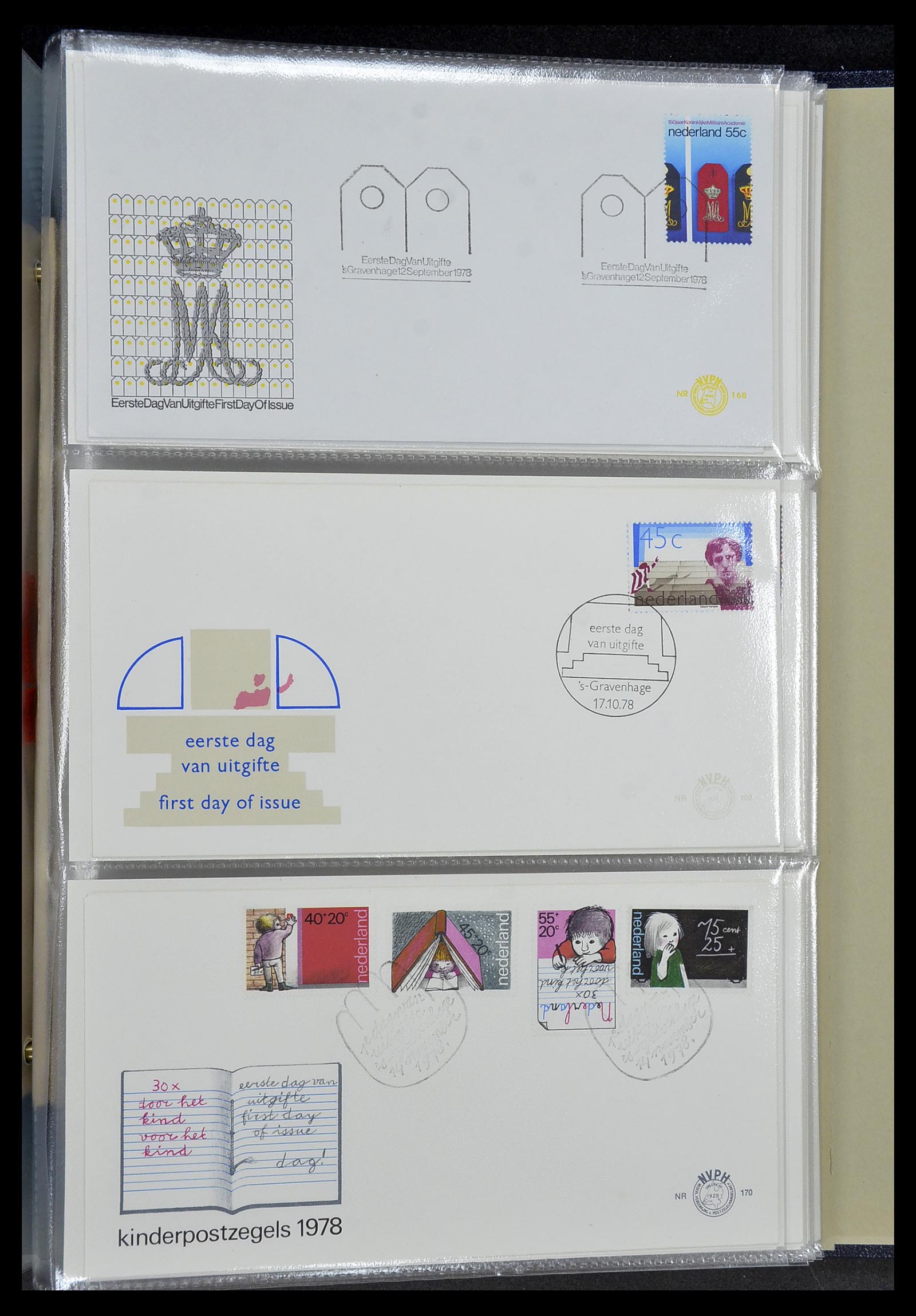 34207 025 - Stamp collection 34207 Netherlands FDC's 1970-2011.