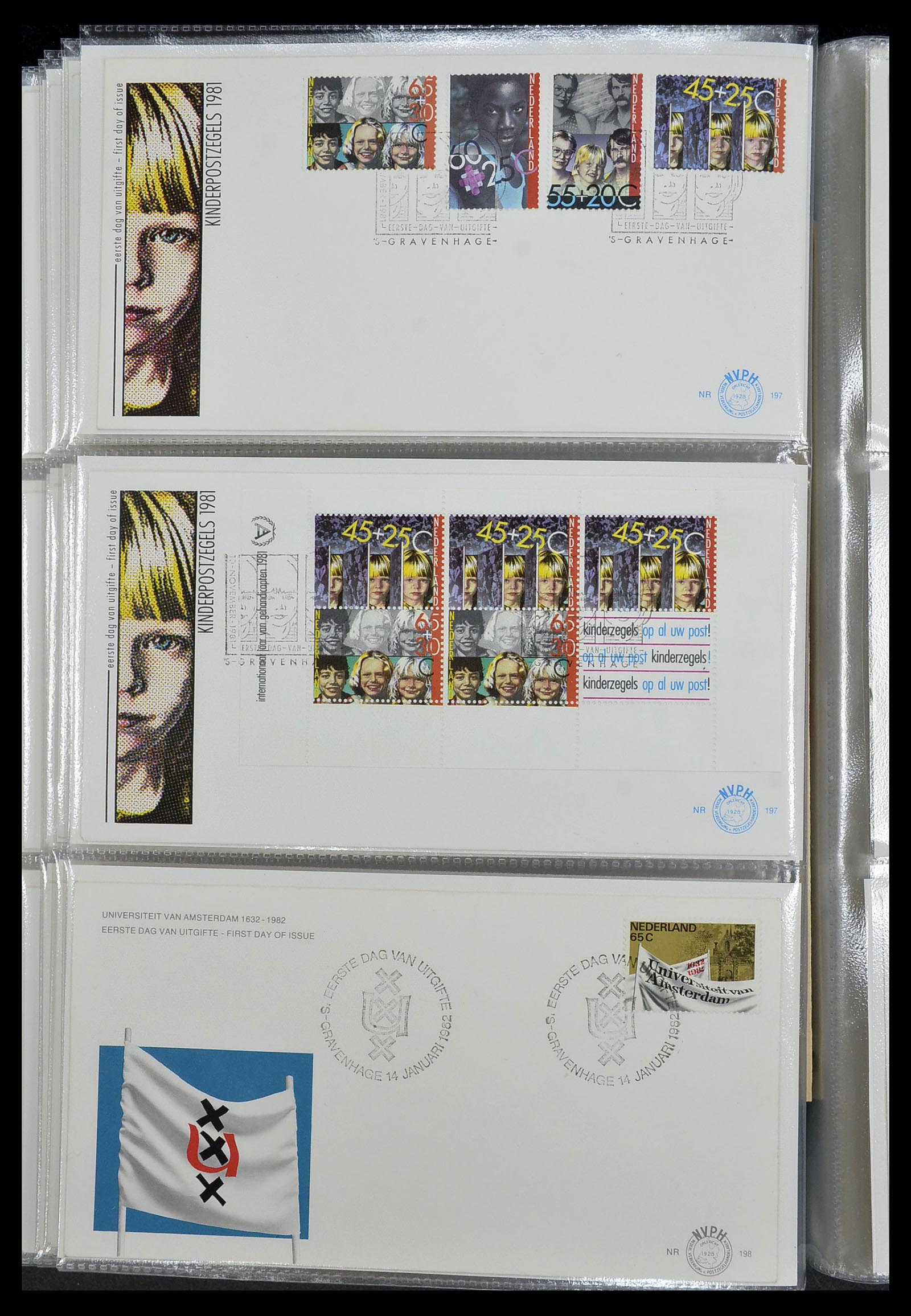 34207 036 - Postzegelverzameling 34207 Nederland FDC's 1970-2011.