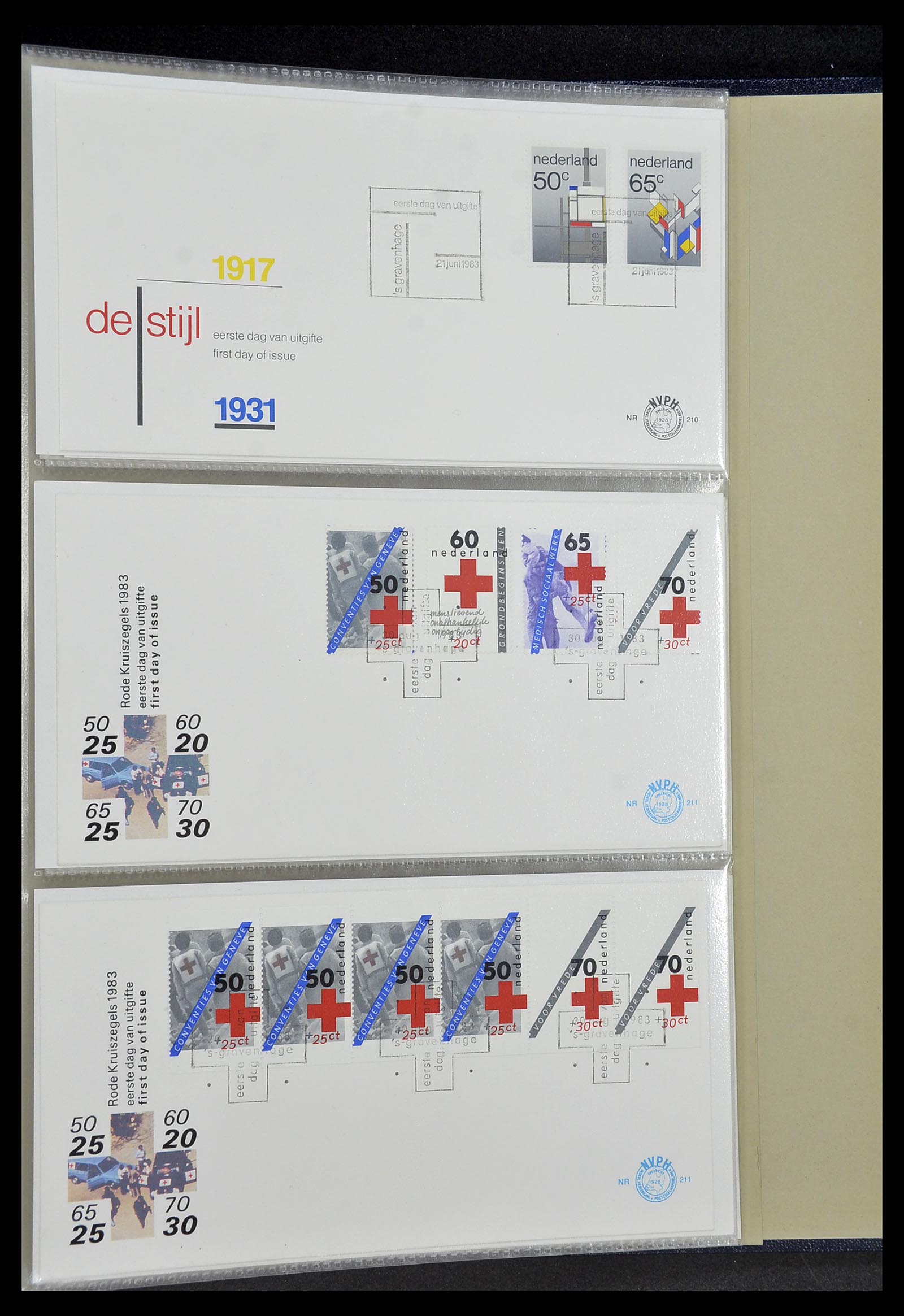 34207 041 - Stamp collection 34207 Netherlands FDC's 1970-2011.