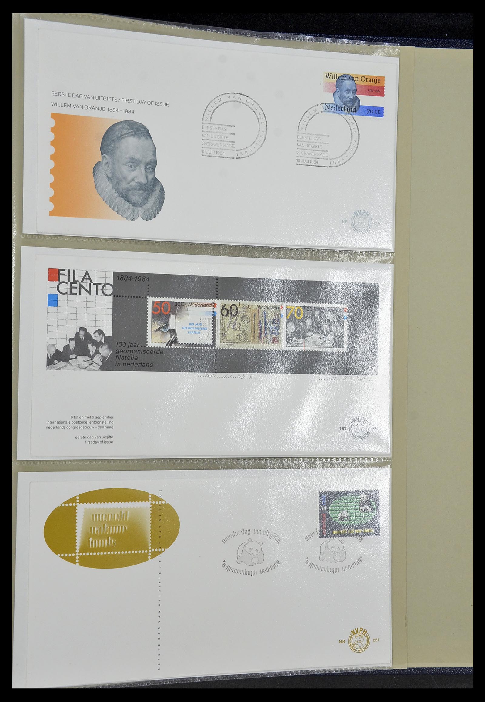 34207 045 - Stamp collection 34207 Netherlands FDC's 1970-2011.