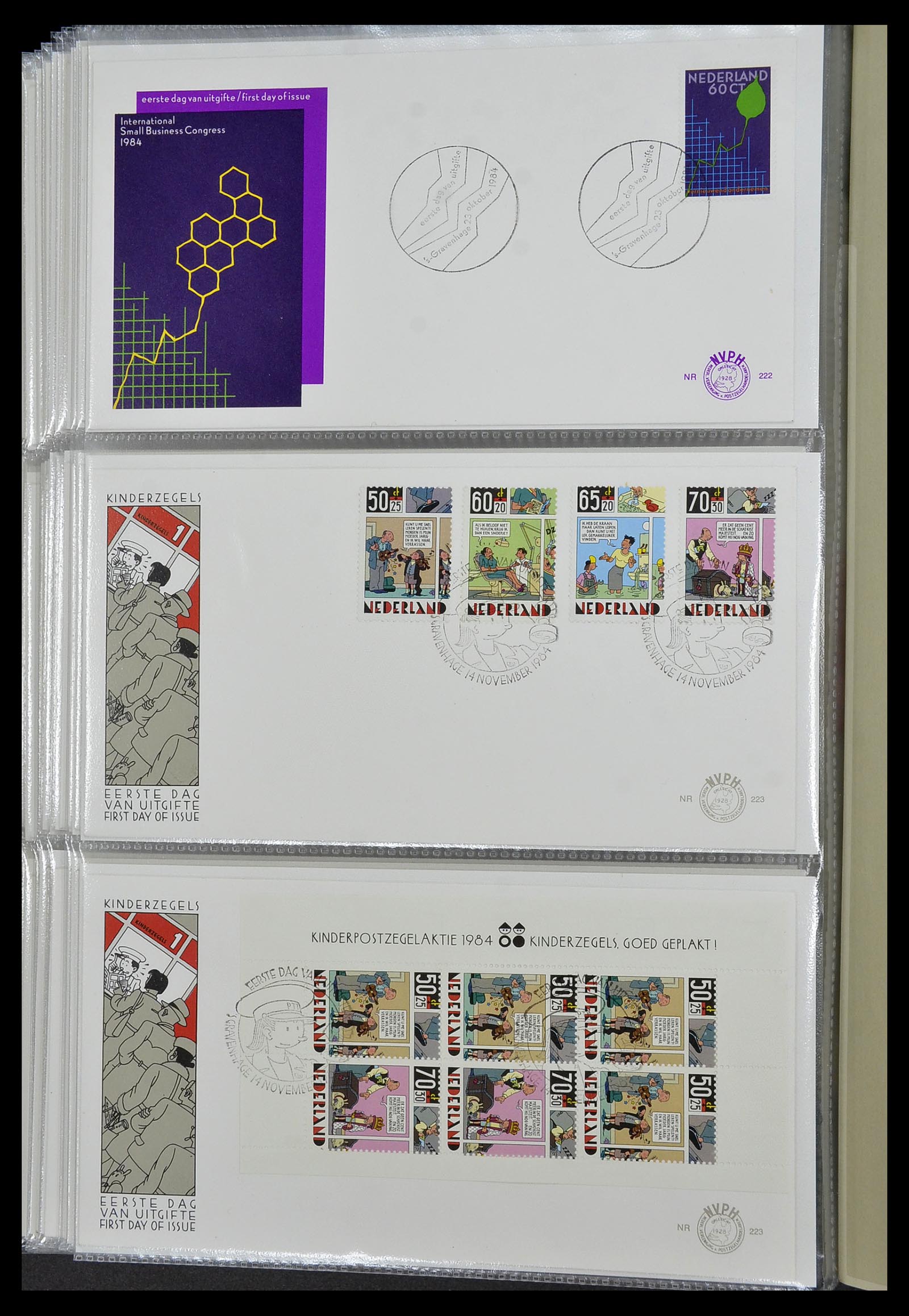 34207 046 - Stamp collection 34207 Netherlands FDC's 1970-2011.
