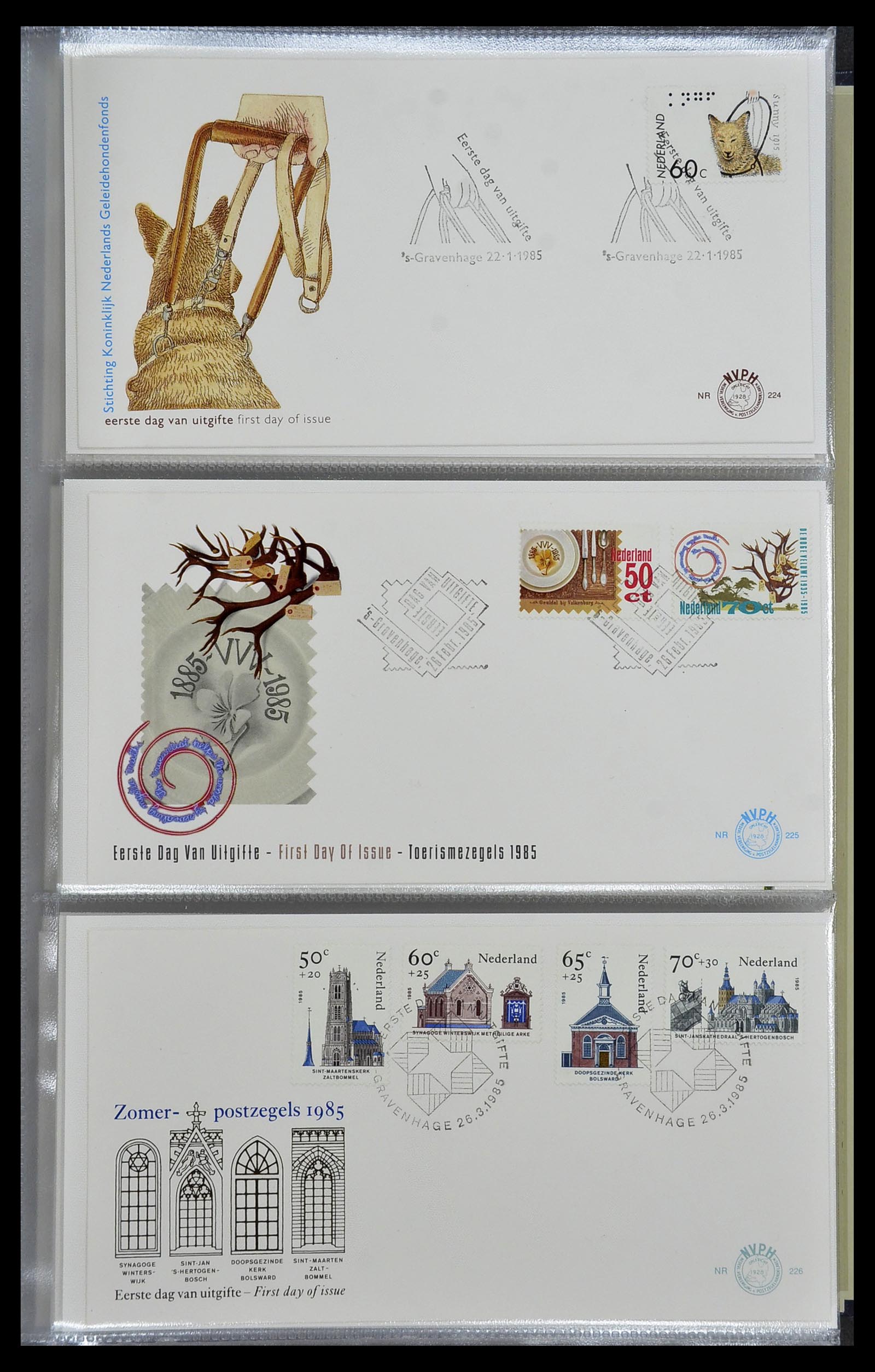 34207 047 - Stamp collection 34207 Netherlands FDC's 1970-2011.