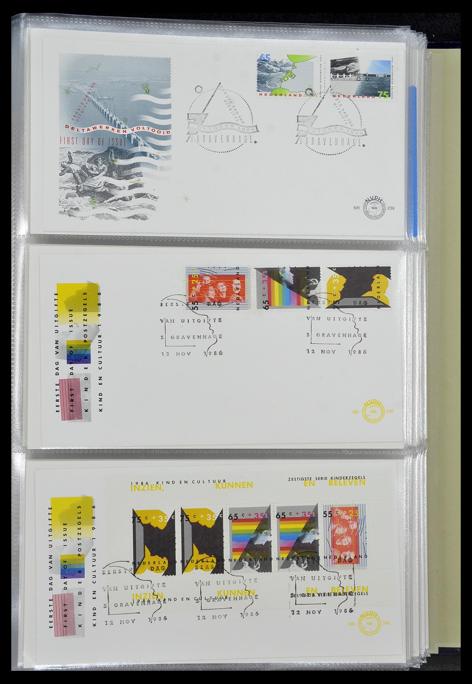 34207 053 - Stamp collection 34207 Netherlands FDC's 1970-2011.