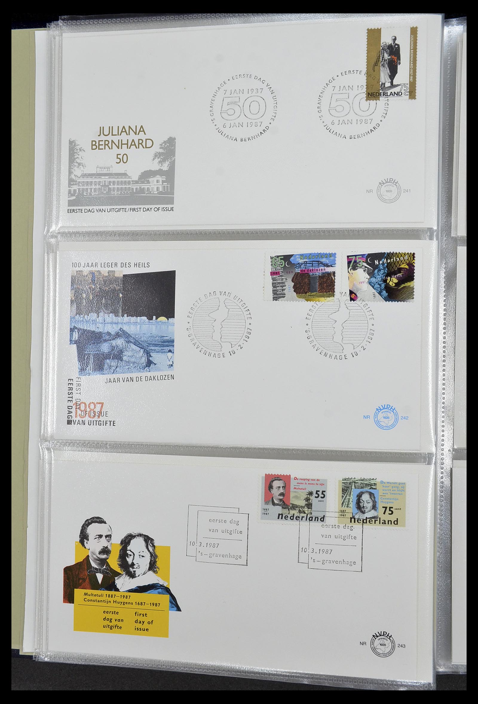 34207 054 - Stamp collection 34207 Netherlands FDC's 1970-2011.
