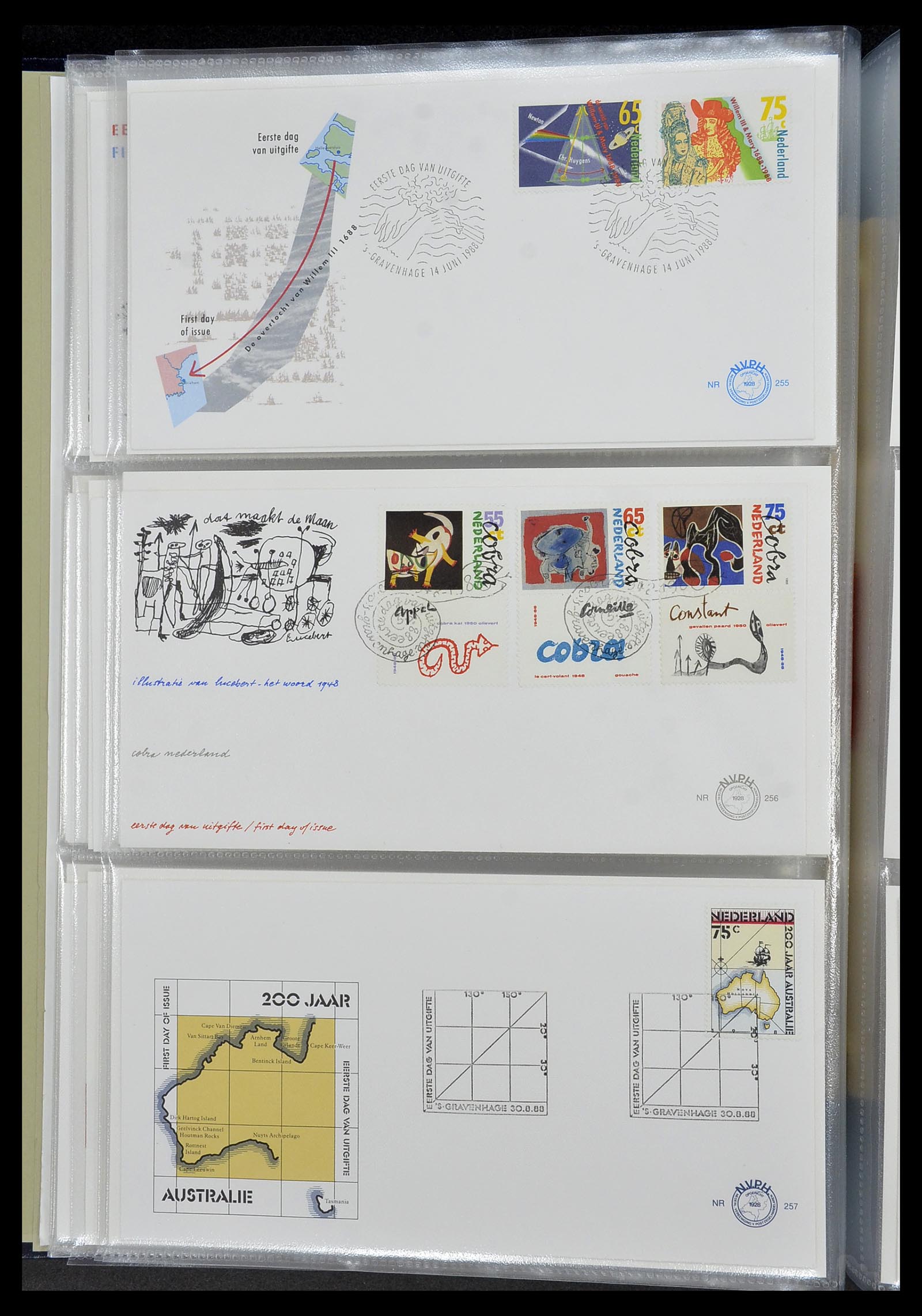 34207 060 - Stamp collection 34207 Netherlands FDC's 1970-2011.