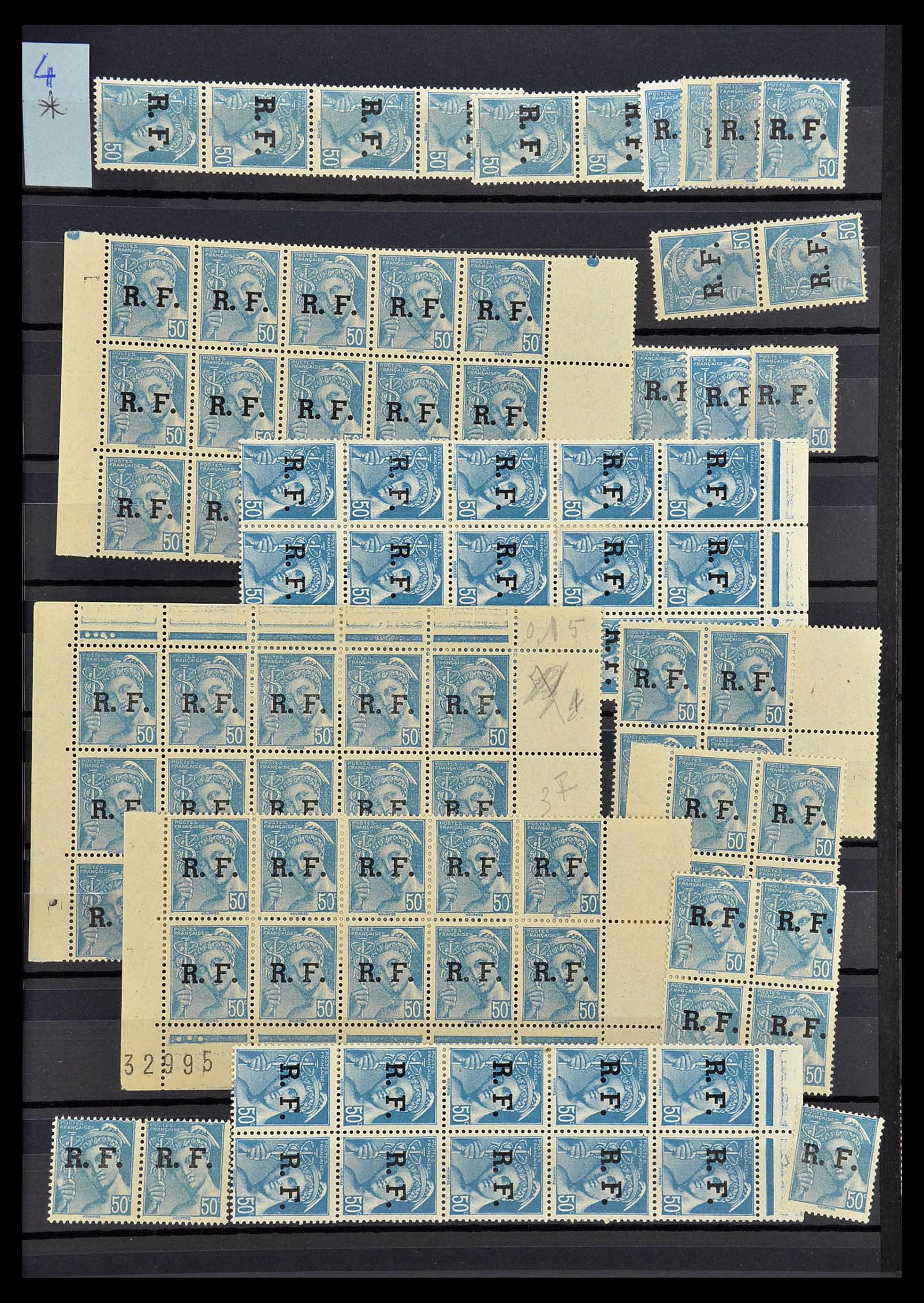 34208 017 - Postzegelverzameling 34208 Frankrijk back of the book 1863-1996.