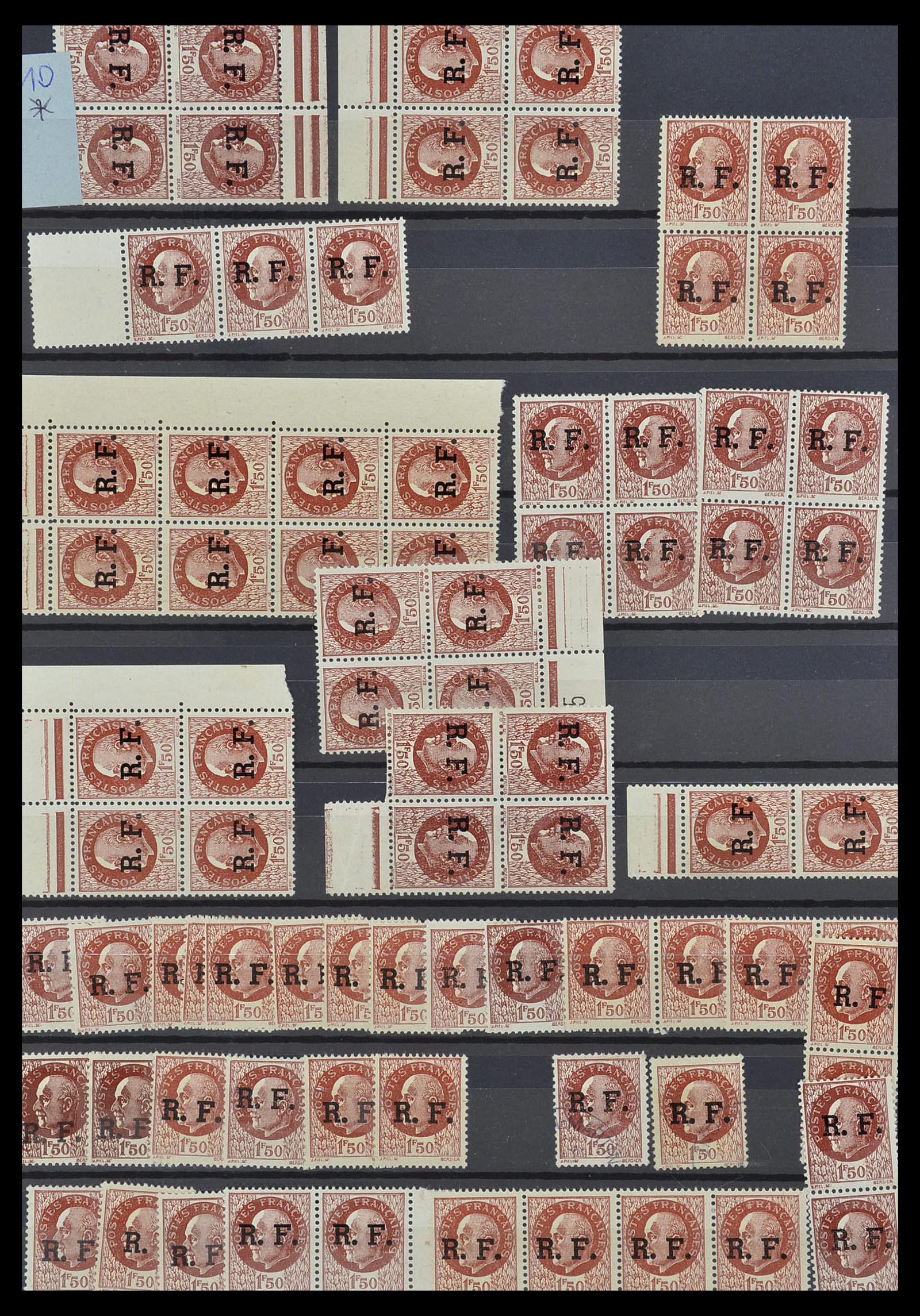 34208 020 - Postzegelverzameling 34208 Frankrijk back of the book 1863-1996.