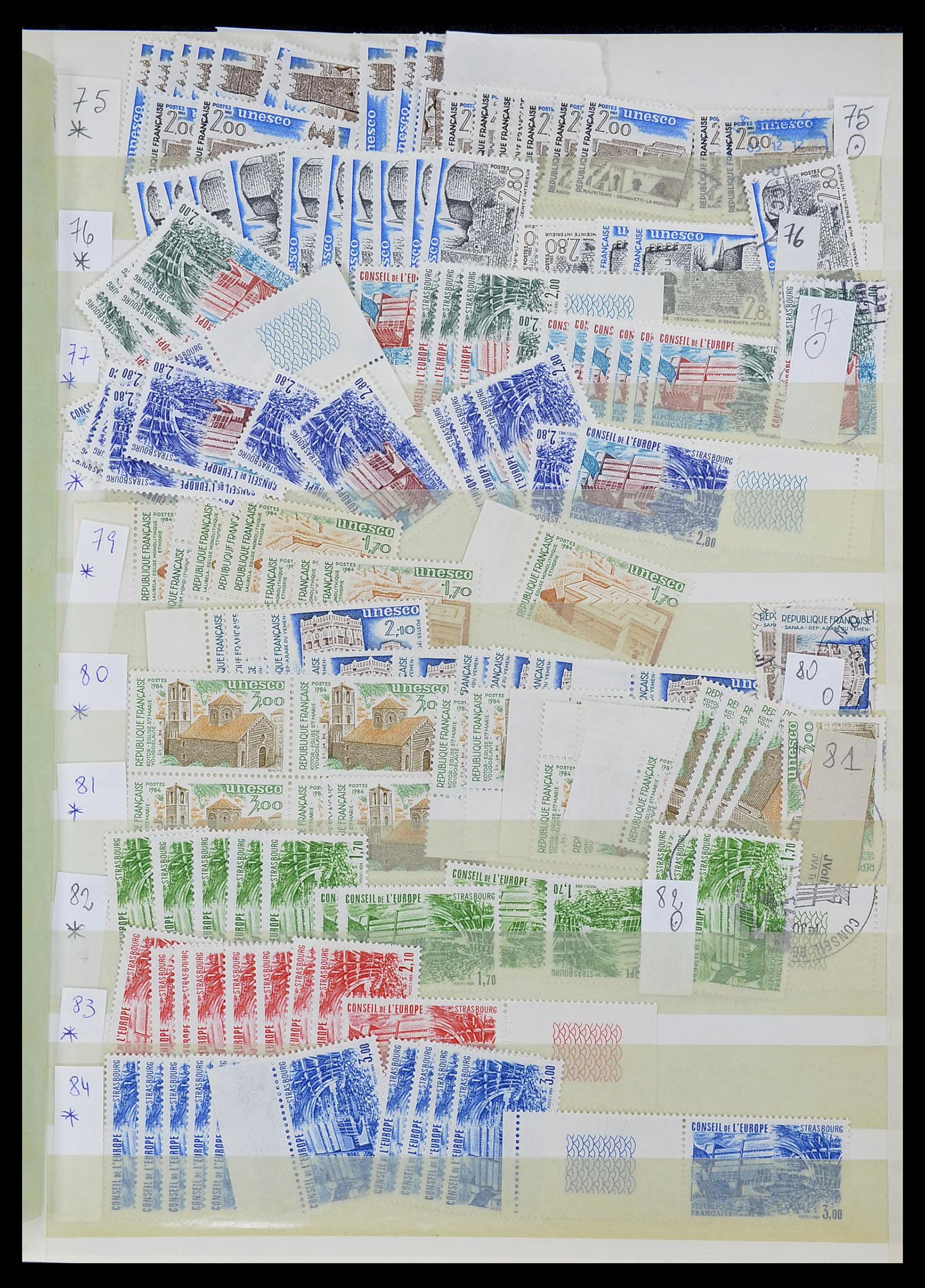 34208 065 - Postzegelverzameling 34208 Frankrijk back of the book 1863-1996.