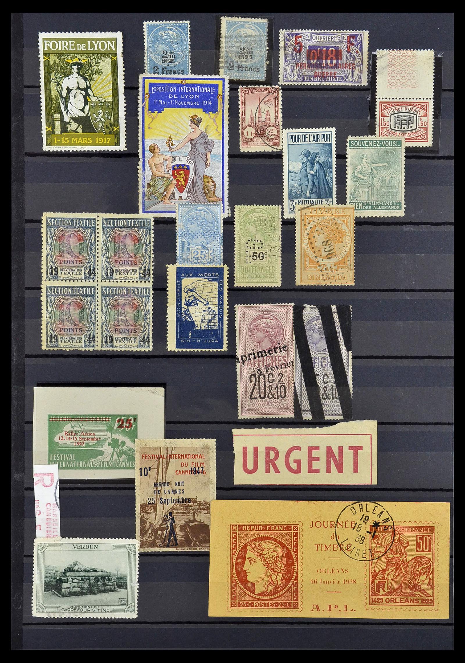 34208 090 - Postzegelverzameling 34208 Frankrijk back of the book 1863-1996.