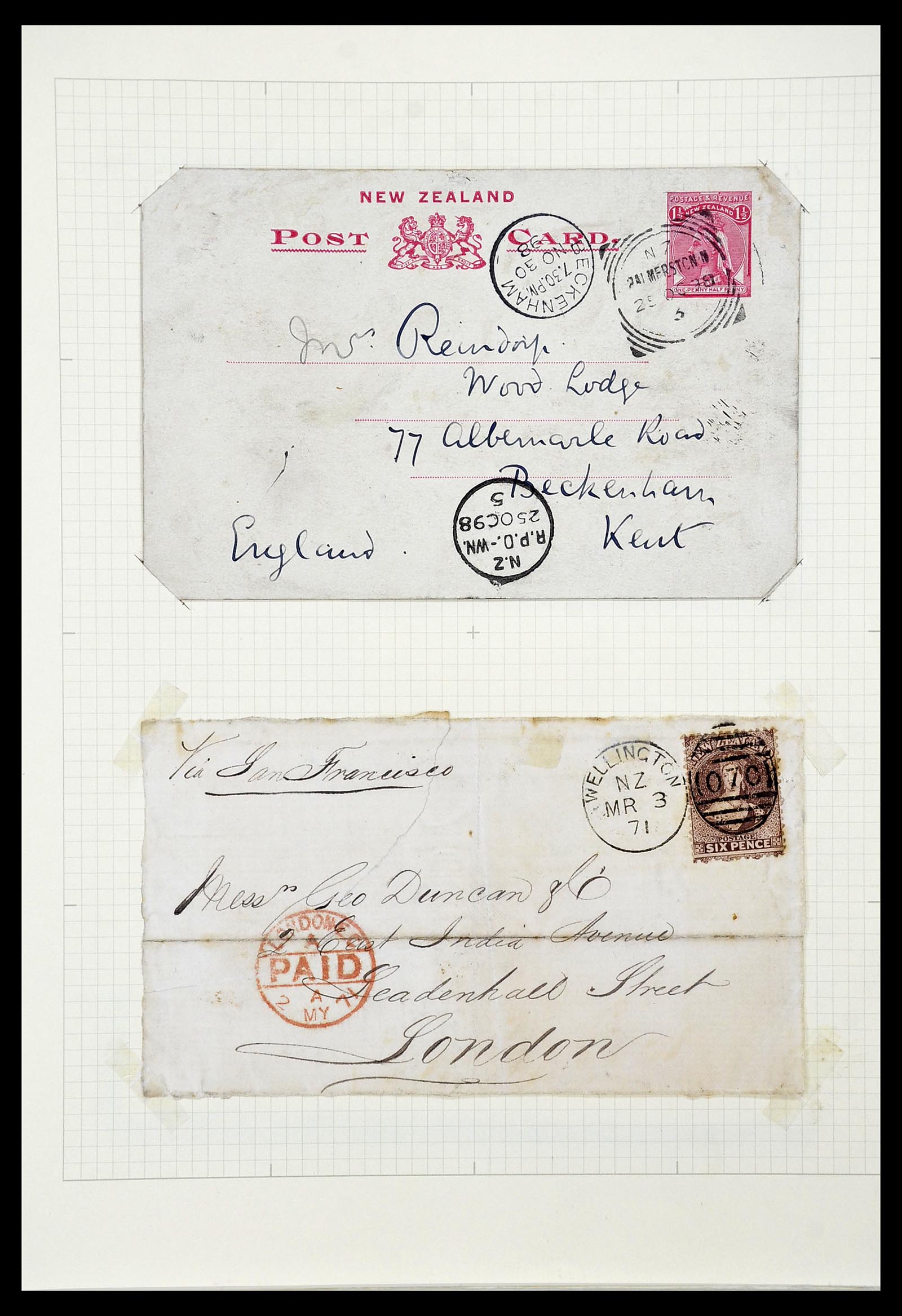 34209 001 - Postzegelverzameling 34209 Nieuw Zeeland 1864-2012.