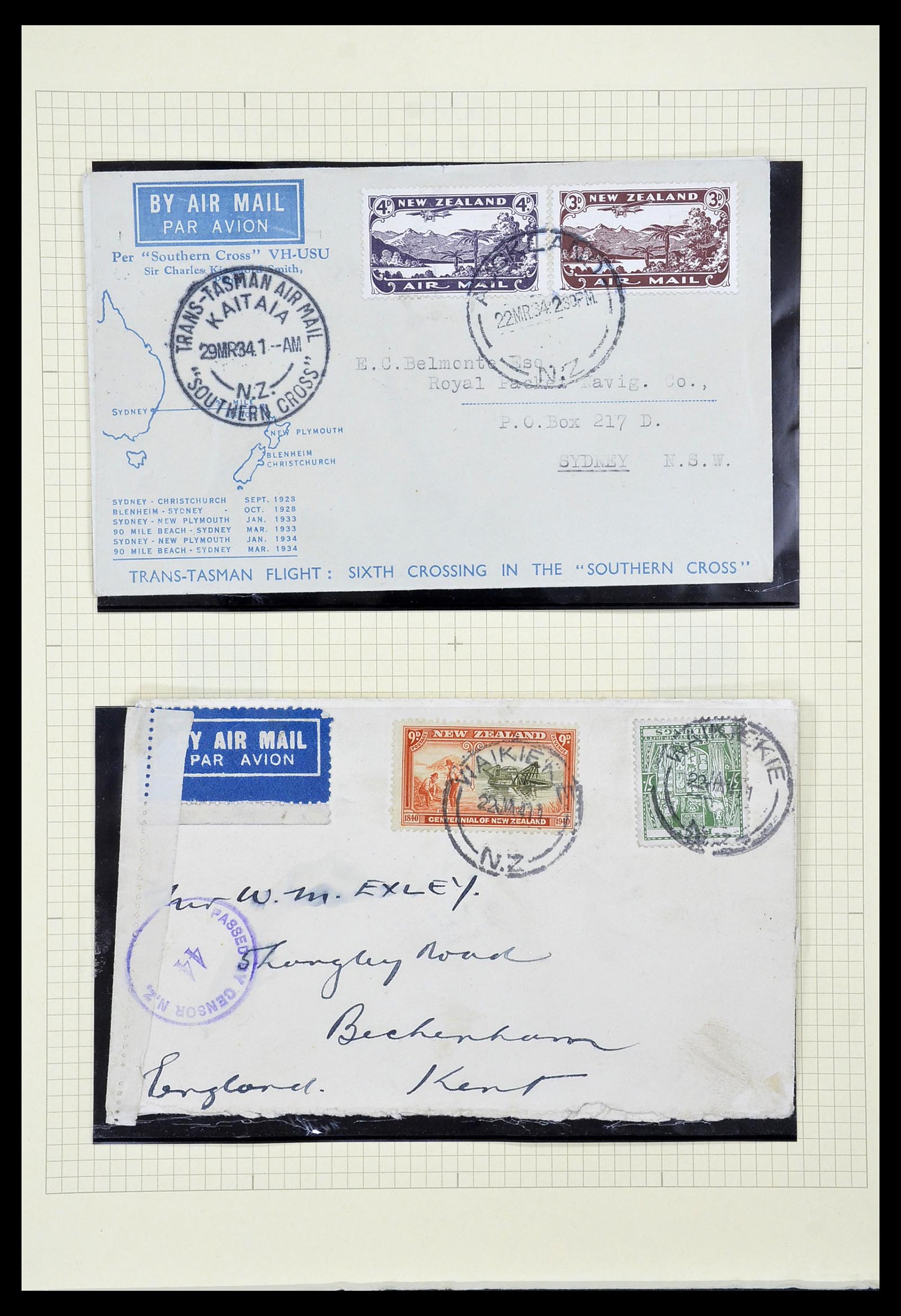 34209 002 - Postzegelverzameling 34209 Nieuw Zeeland 1864-2012.