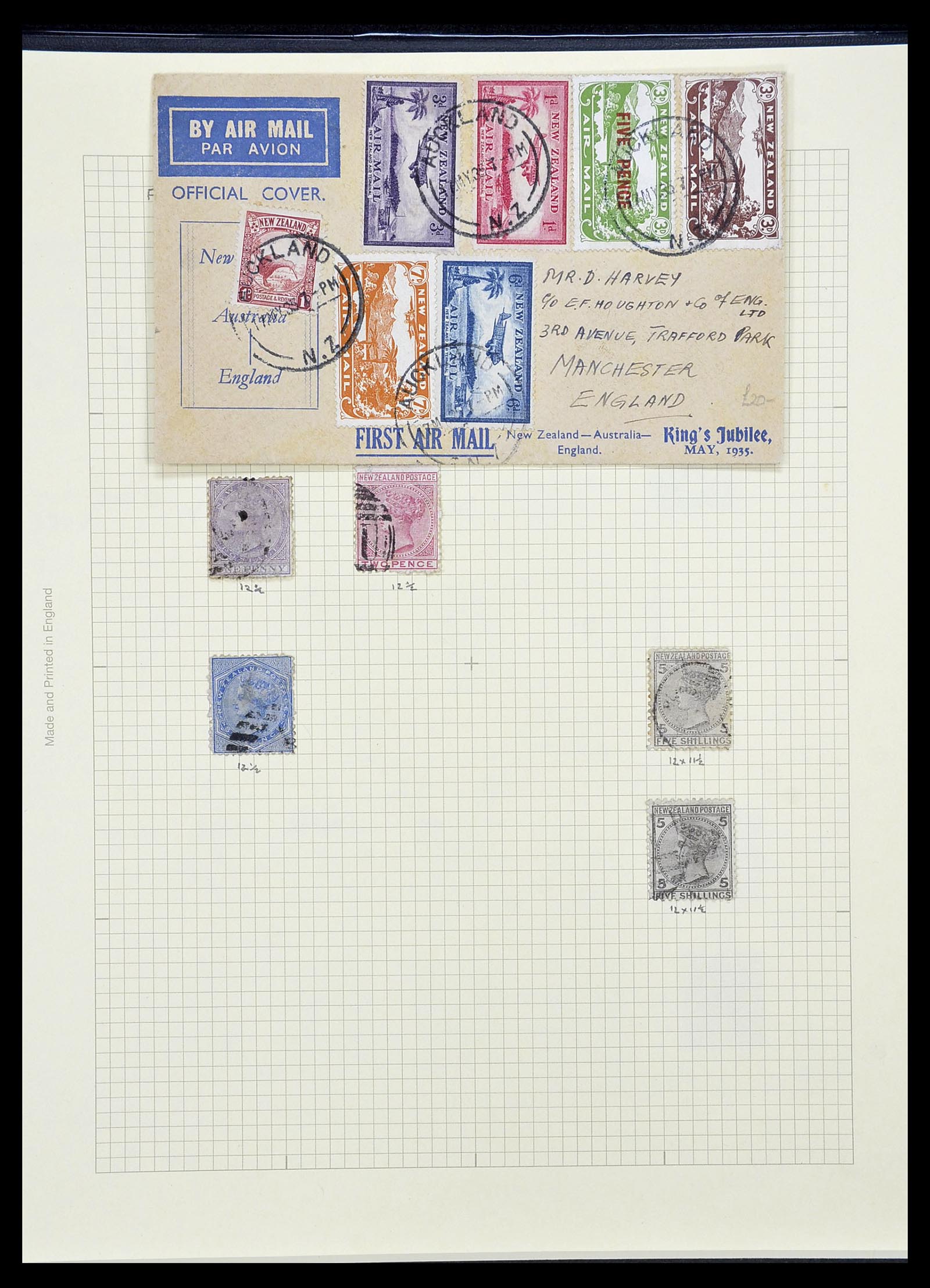34209 003 - Postzegelverzameling 34209 Nieuw Zeeland 1864-2012.