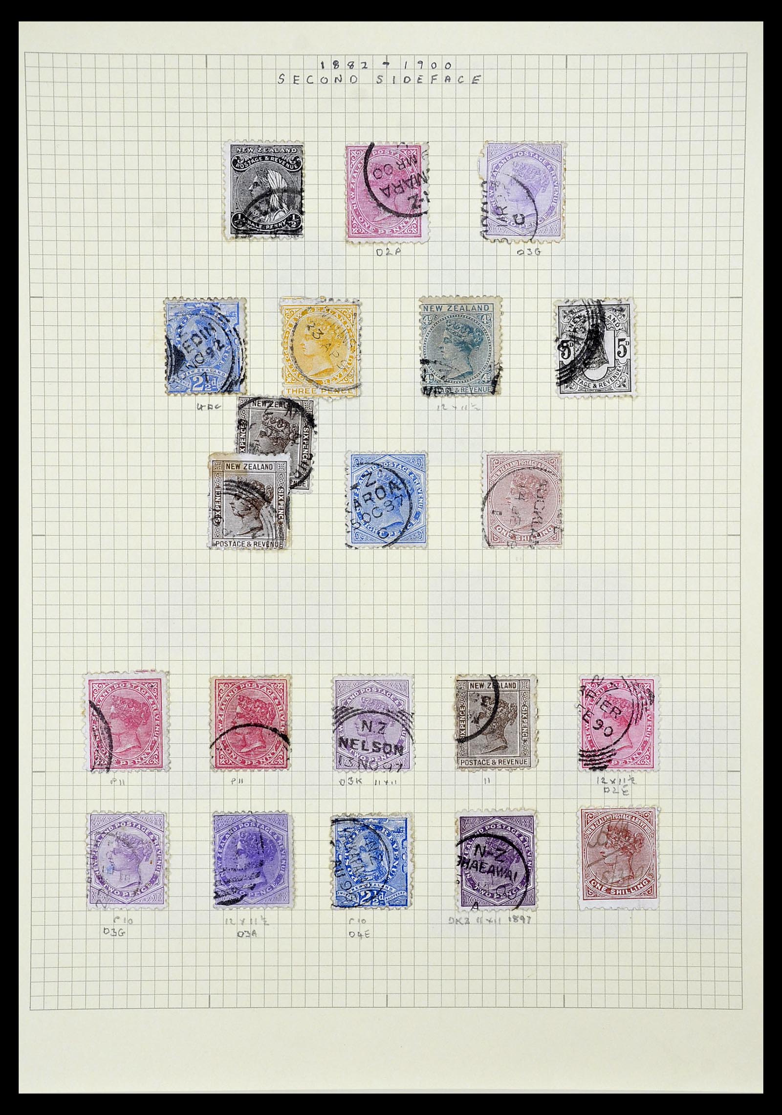 34209 004 - Postzegelverzameling 34209 Nieuw Zeeland 1864-2012.
