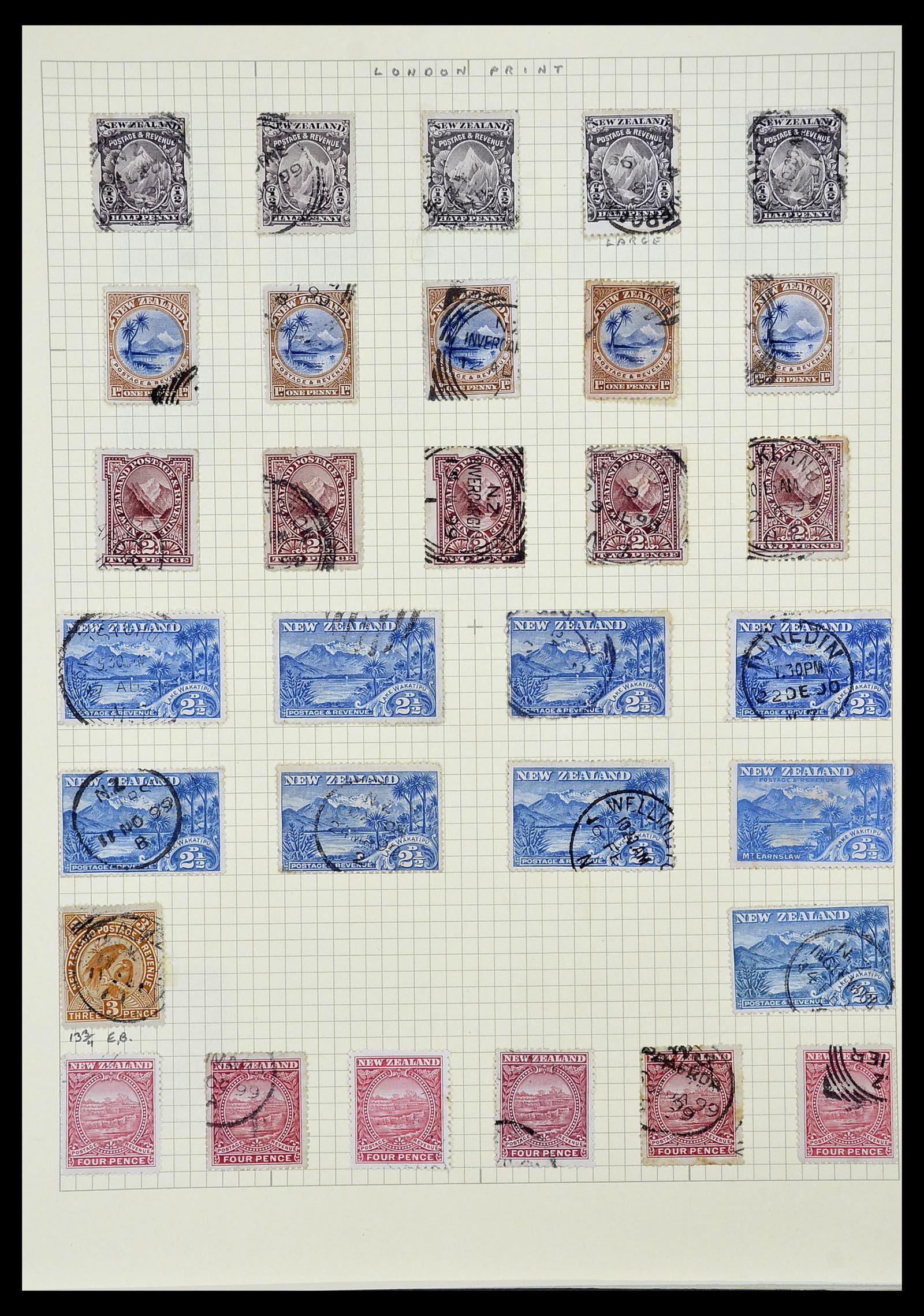 34209 009 - Postzegelverzameling 34209 Nieuw Zeeland 1864-2012.