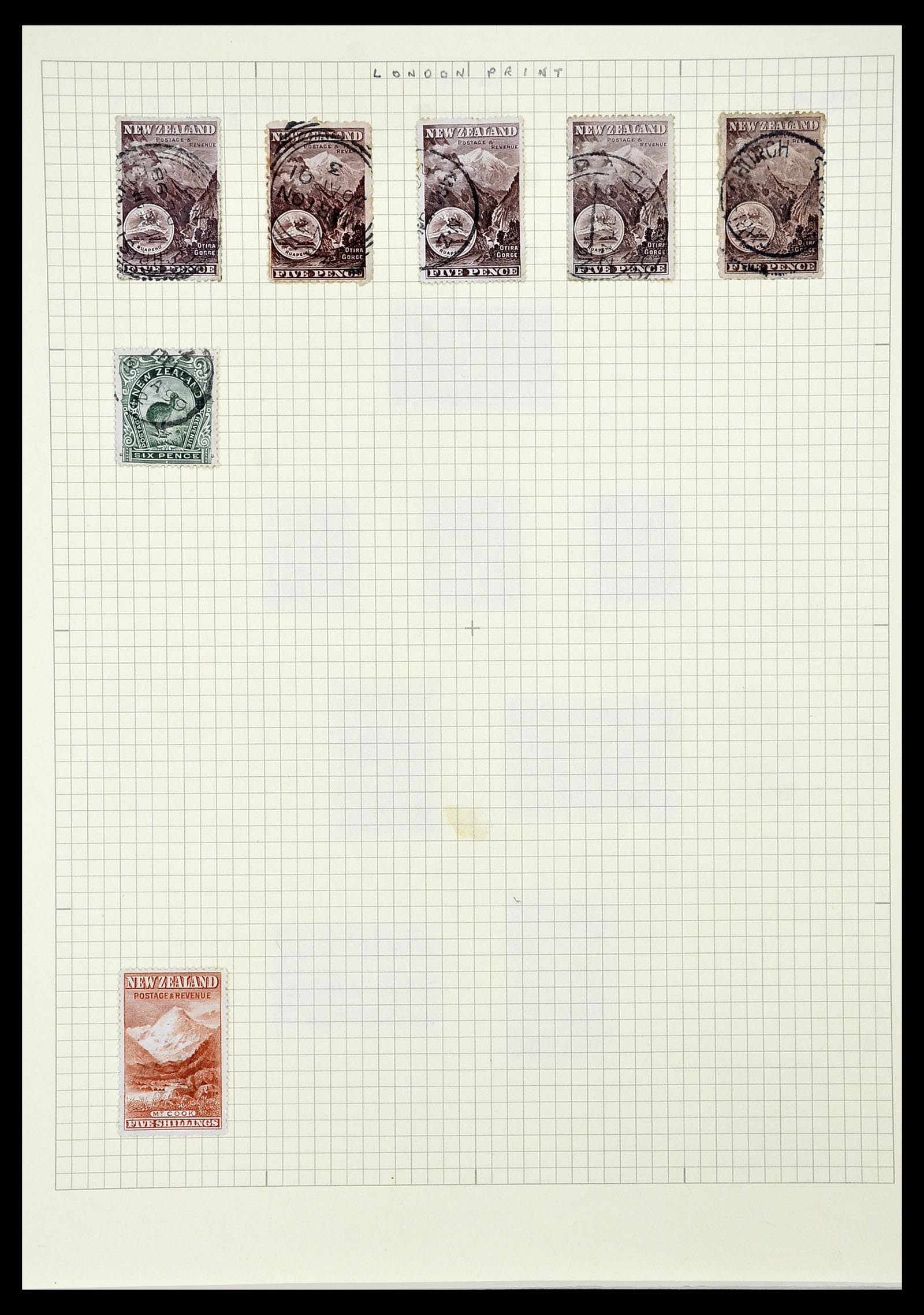34209 010 - Postzegelverzameling 34209 Nieuw Zeeland 1864-2012.