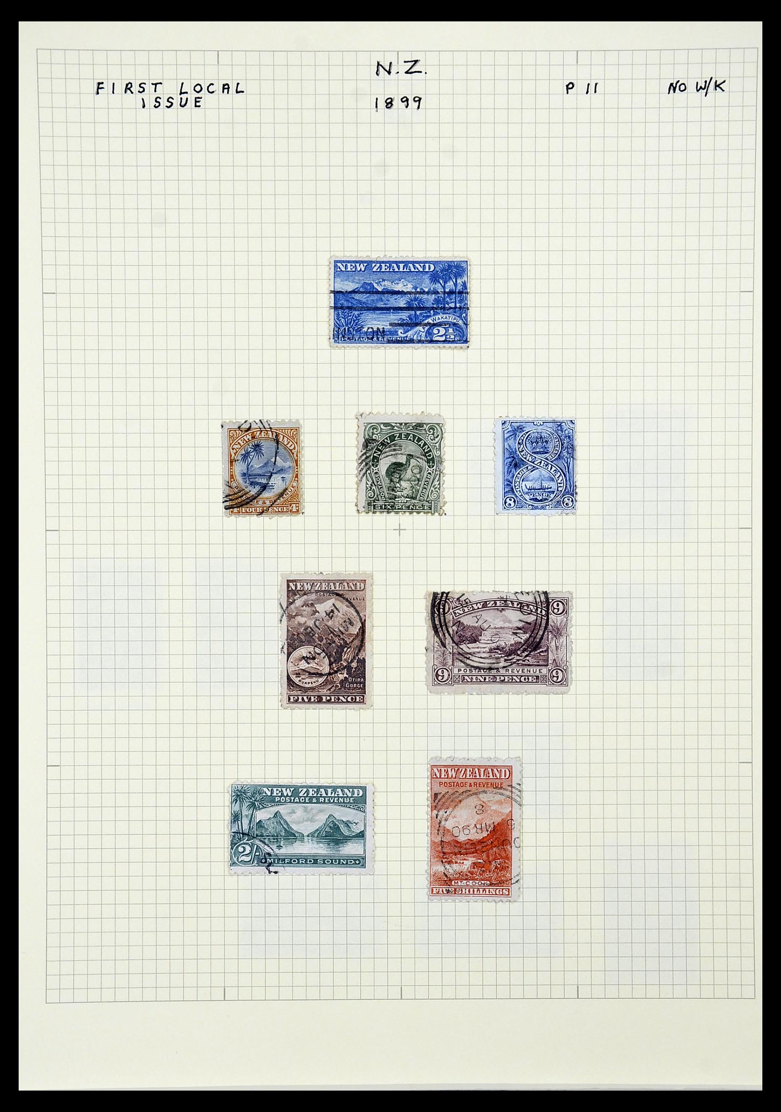 34209 011 - Postzegelverzameling 34209 Nieuw Zeeland 1864-2012.
