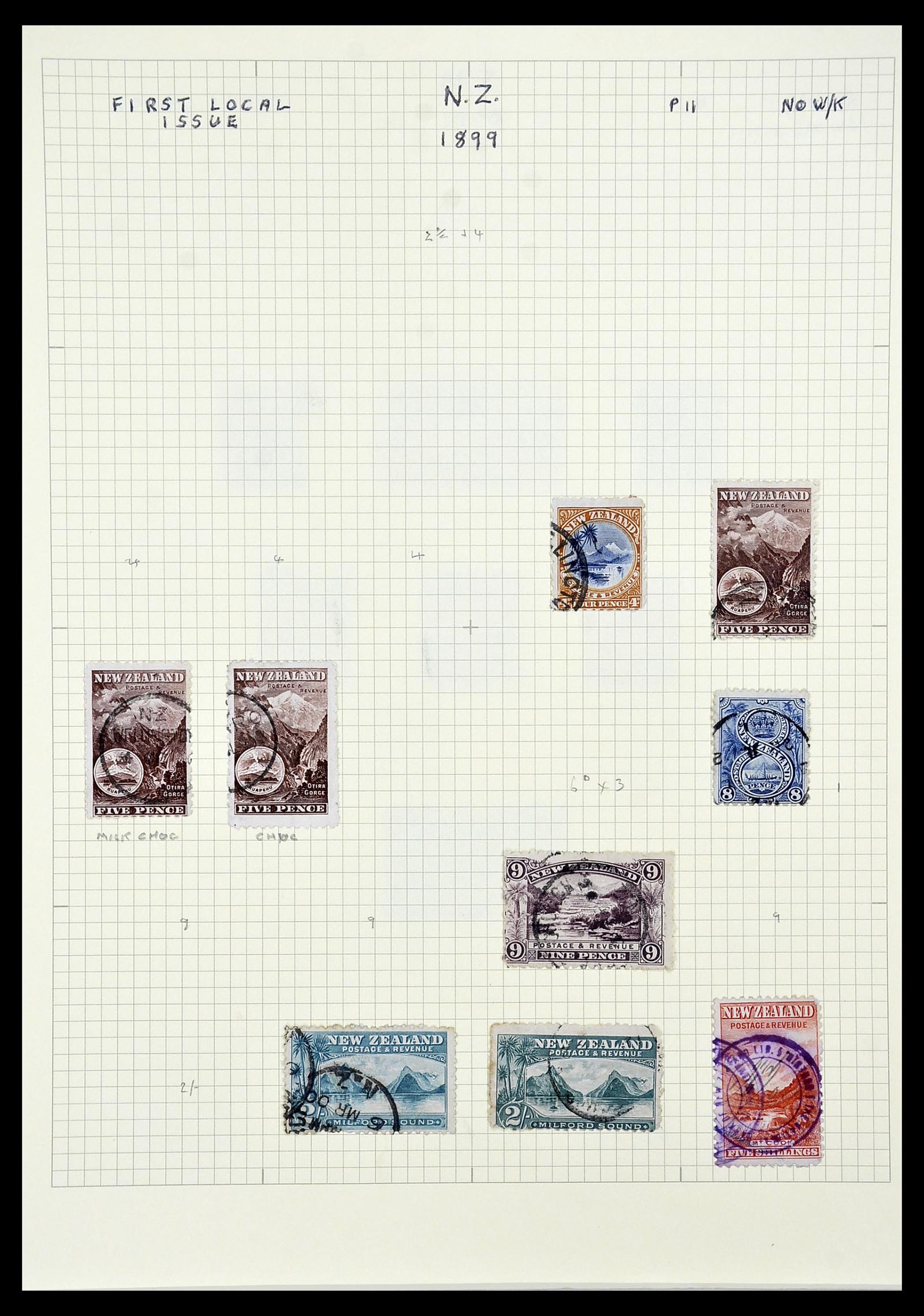 34209 012 - Postzegelverzameling 34209 Nieuw Zeeland 1864-2012.