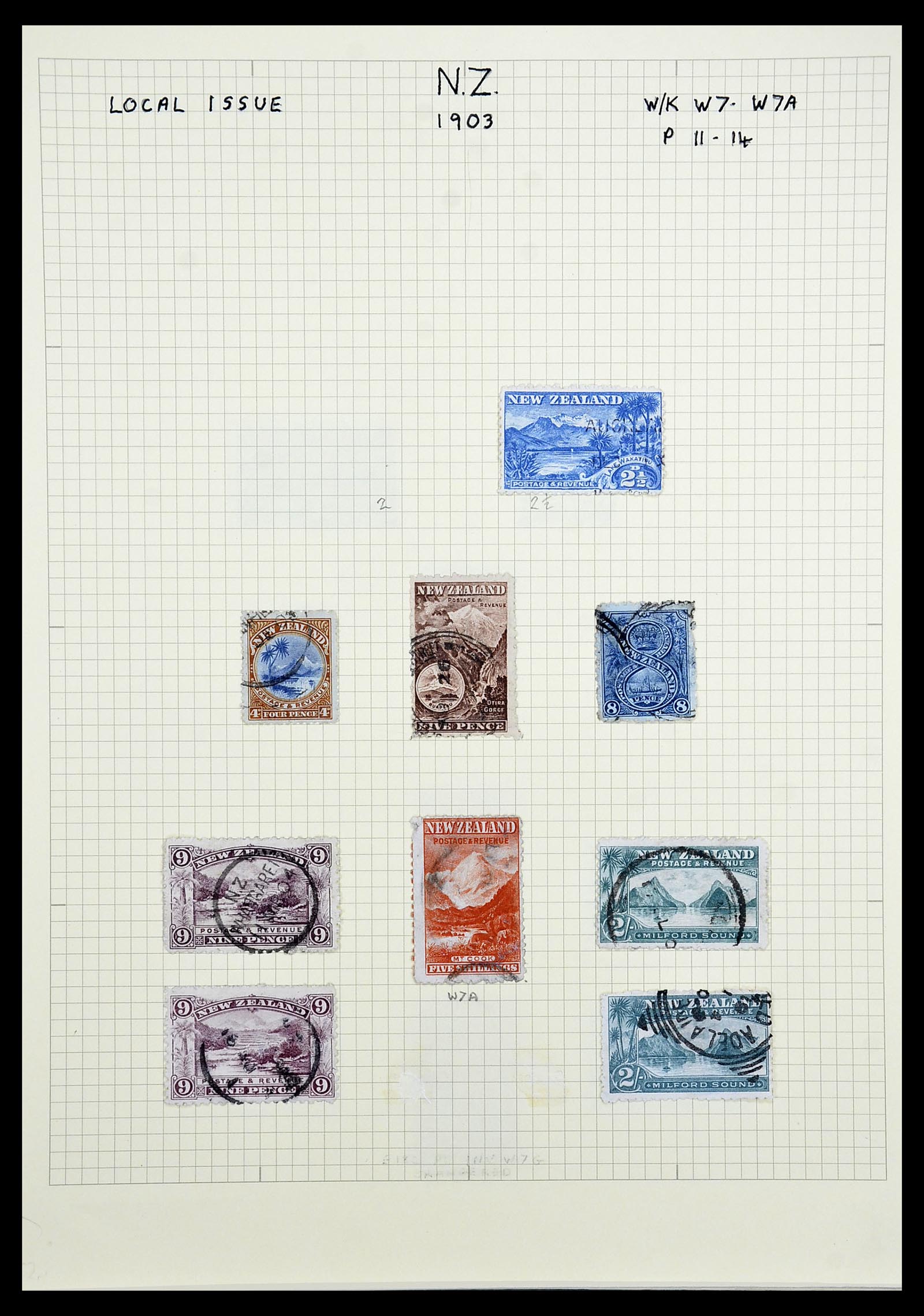 34209 017 - Postzegelverzameling 34209 Nieuw Zeeland 1864-2012.