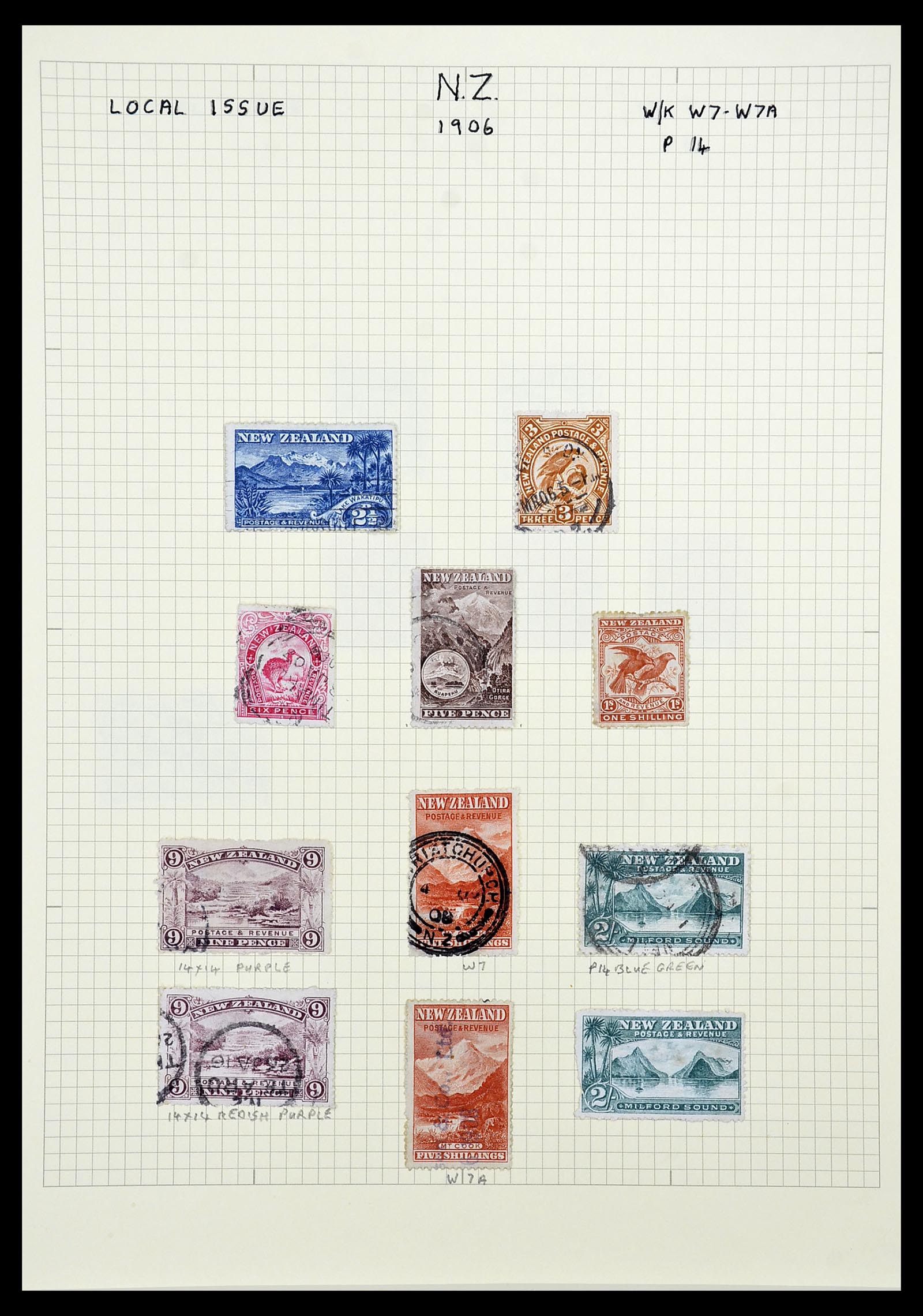 34209 018 - Stamp collection 34209 New Zealand 1864-2012.