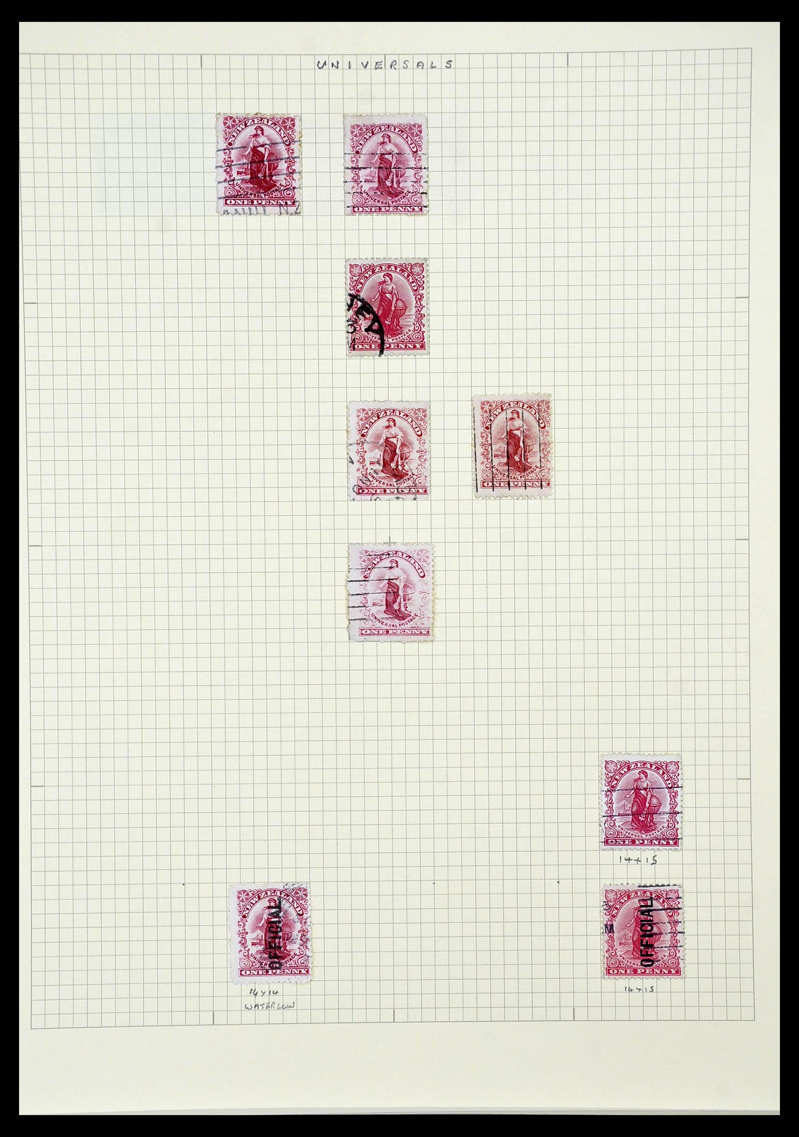 34209 025 - Postzegelverzameling 34209 Nieuw Zeeland 1864-2012.