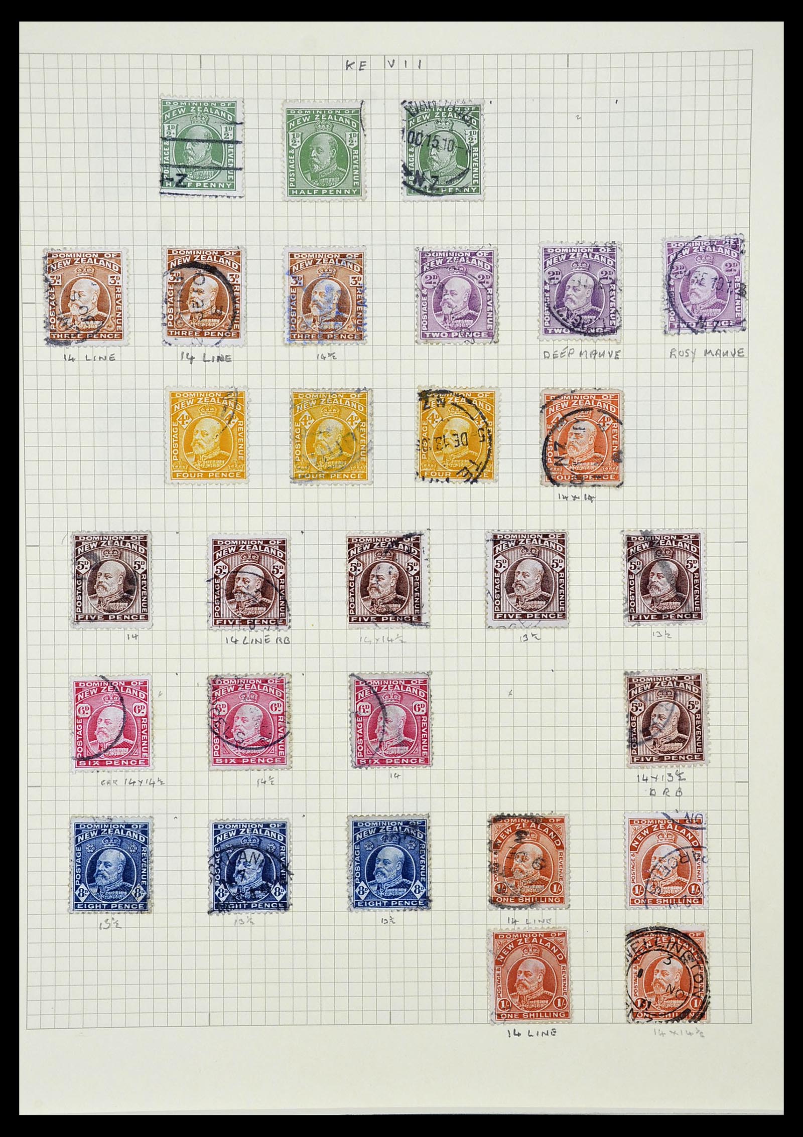 34209 028 - Postzegelverzameling 34209 Nieuw Zeeland 1864-2012.