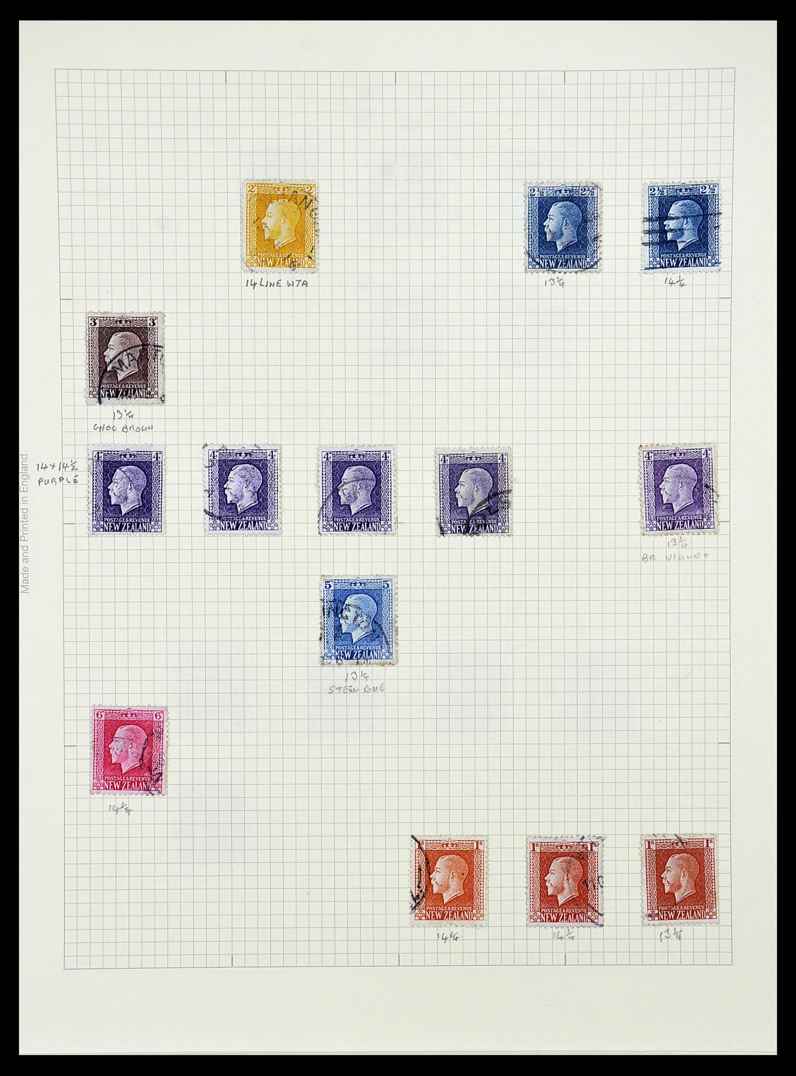 34209 035 - Postzegelverzameling 34209 Nieuw Zeeland 1864-2012.